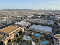 View off the balcony