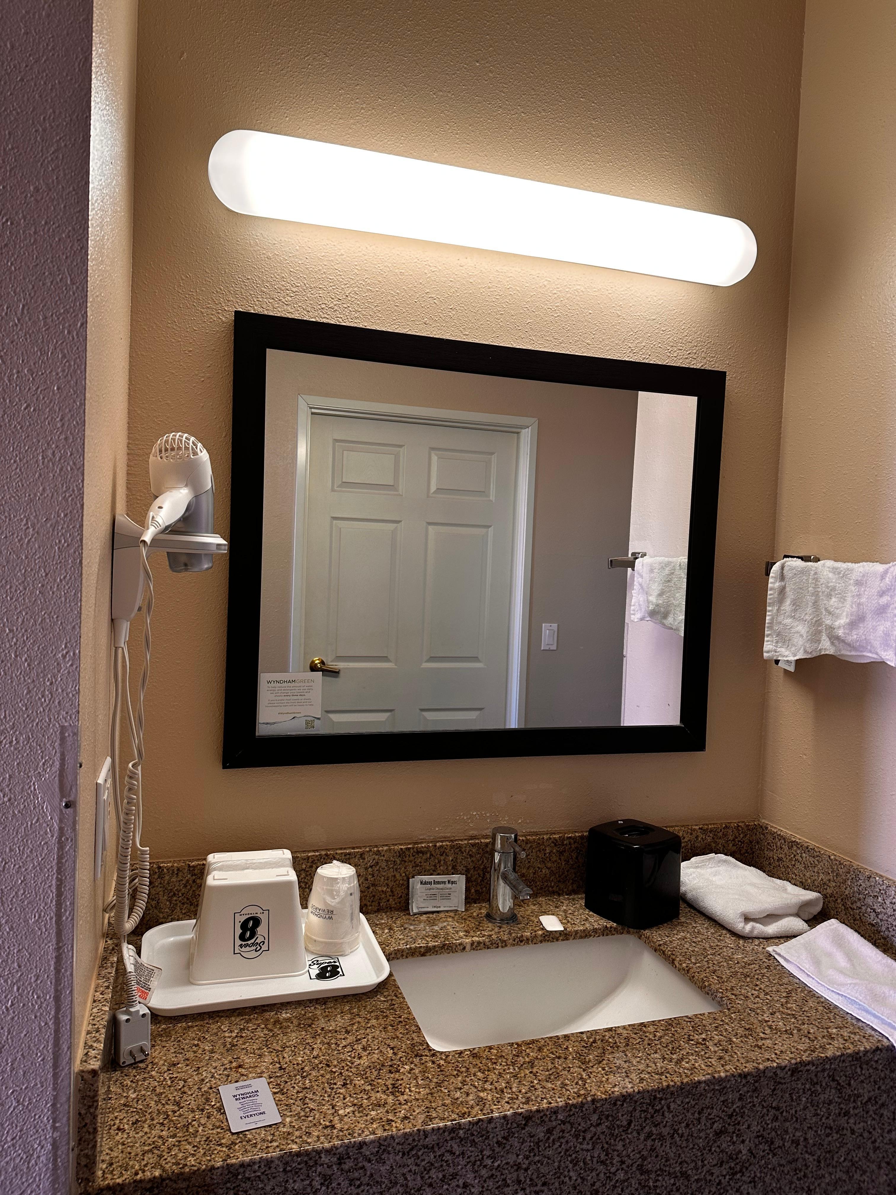 The light flickers when you first turn it on