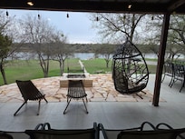 View of the back of the property from inside