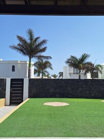Outside area at front of property.