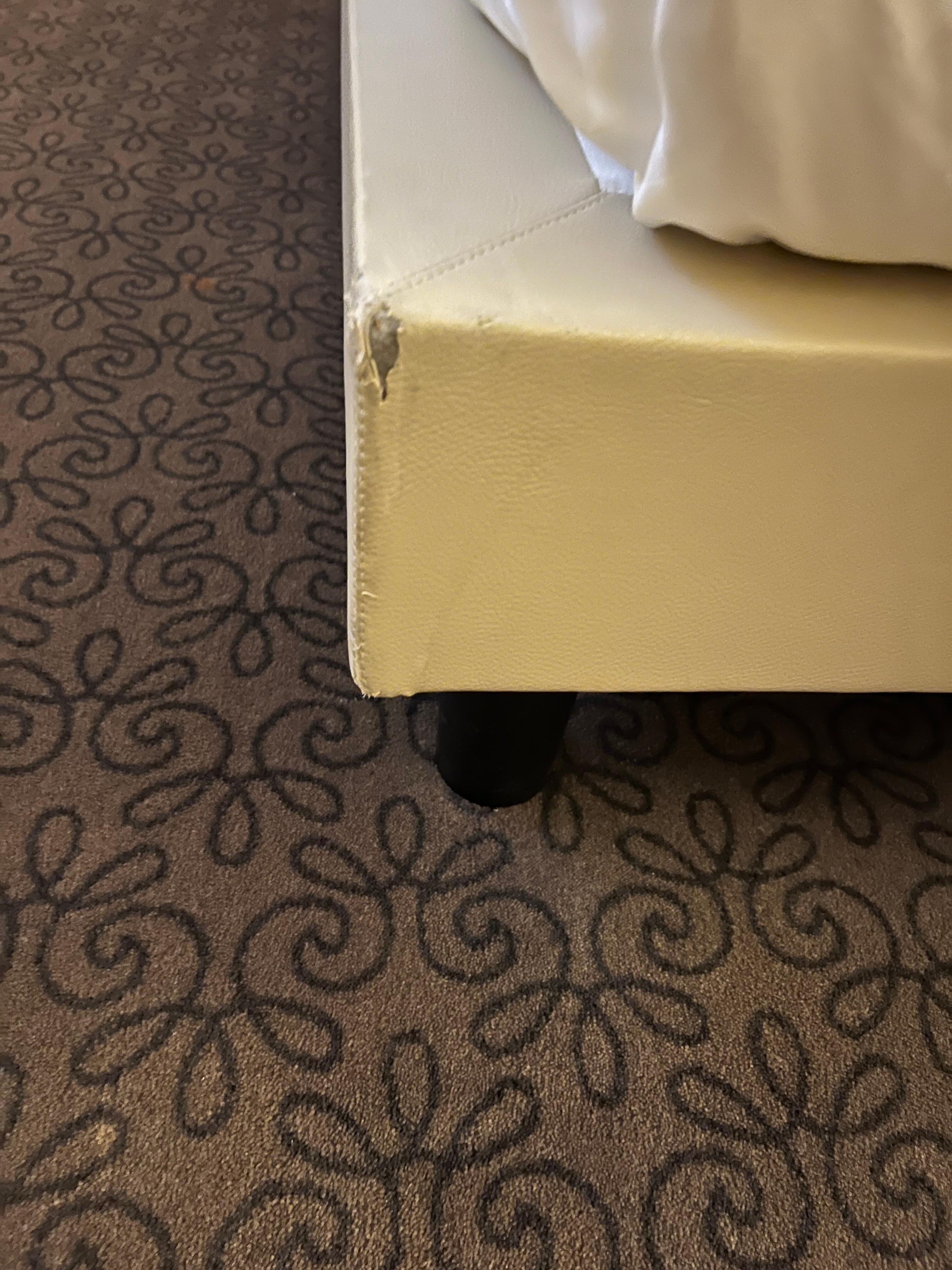 Damaged bed frame 