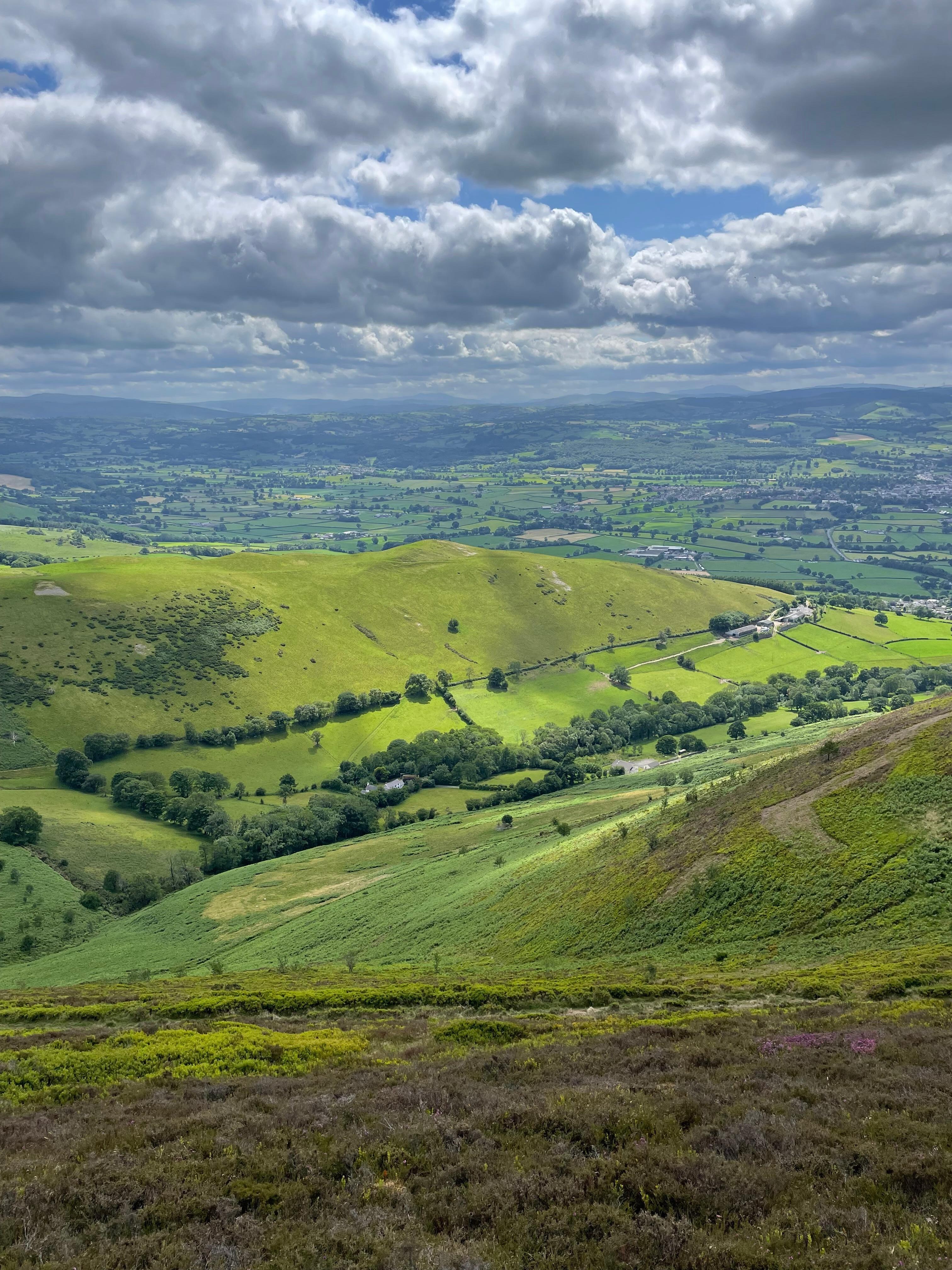Up near Moel Famau AONB