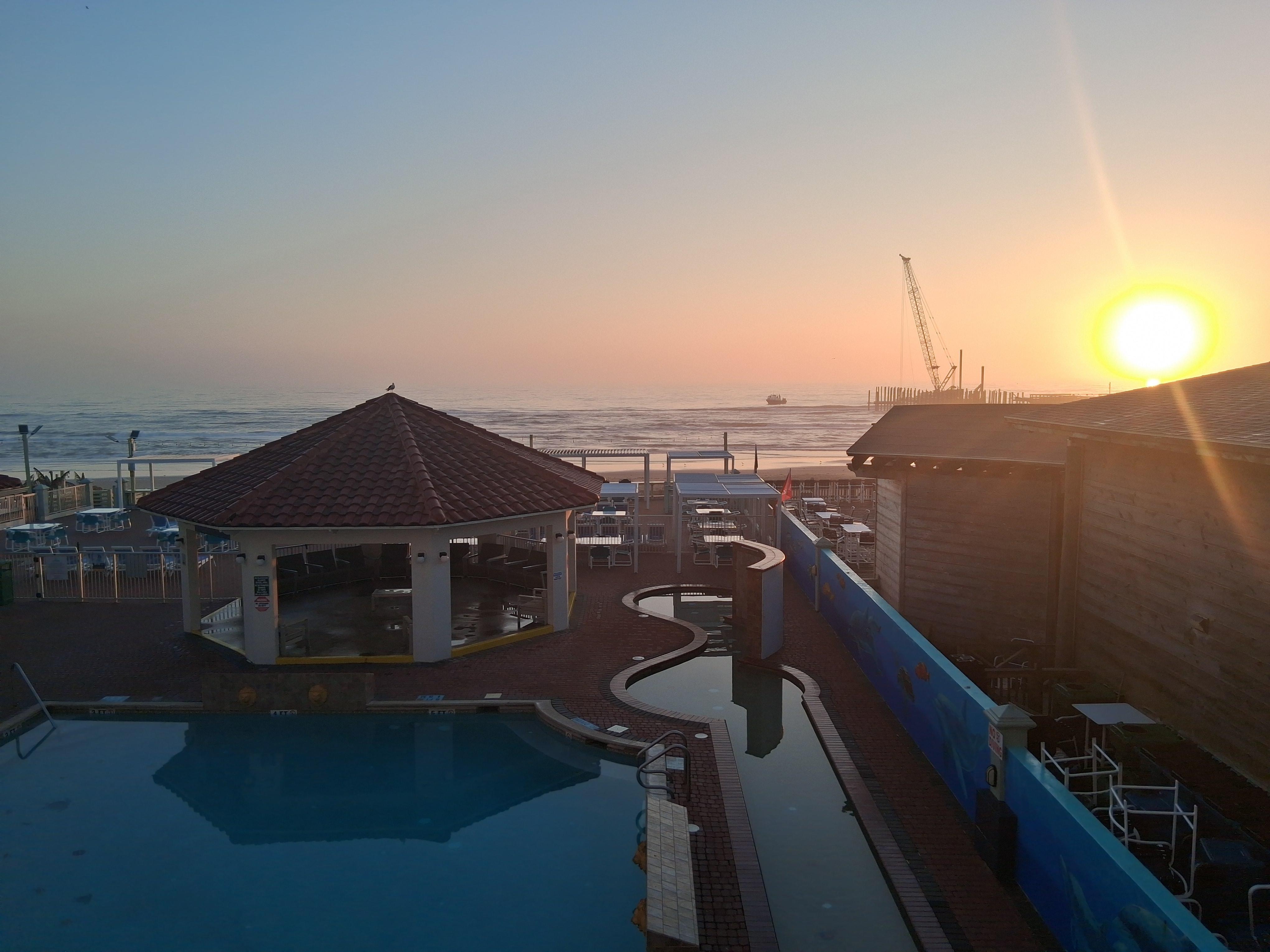 View from our balcony 