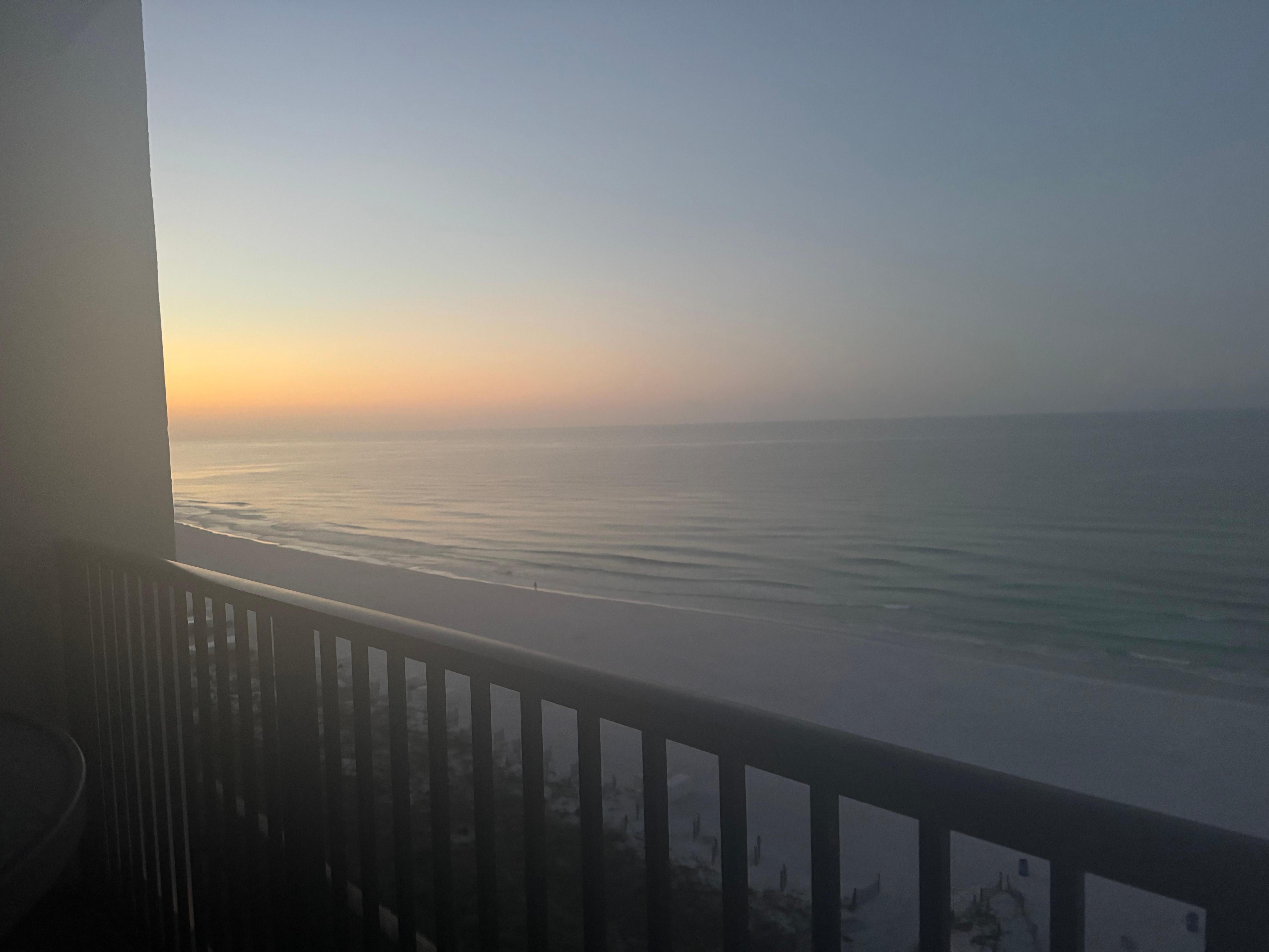 View from our balcony