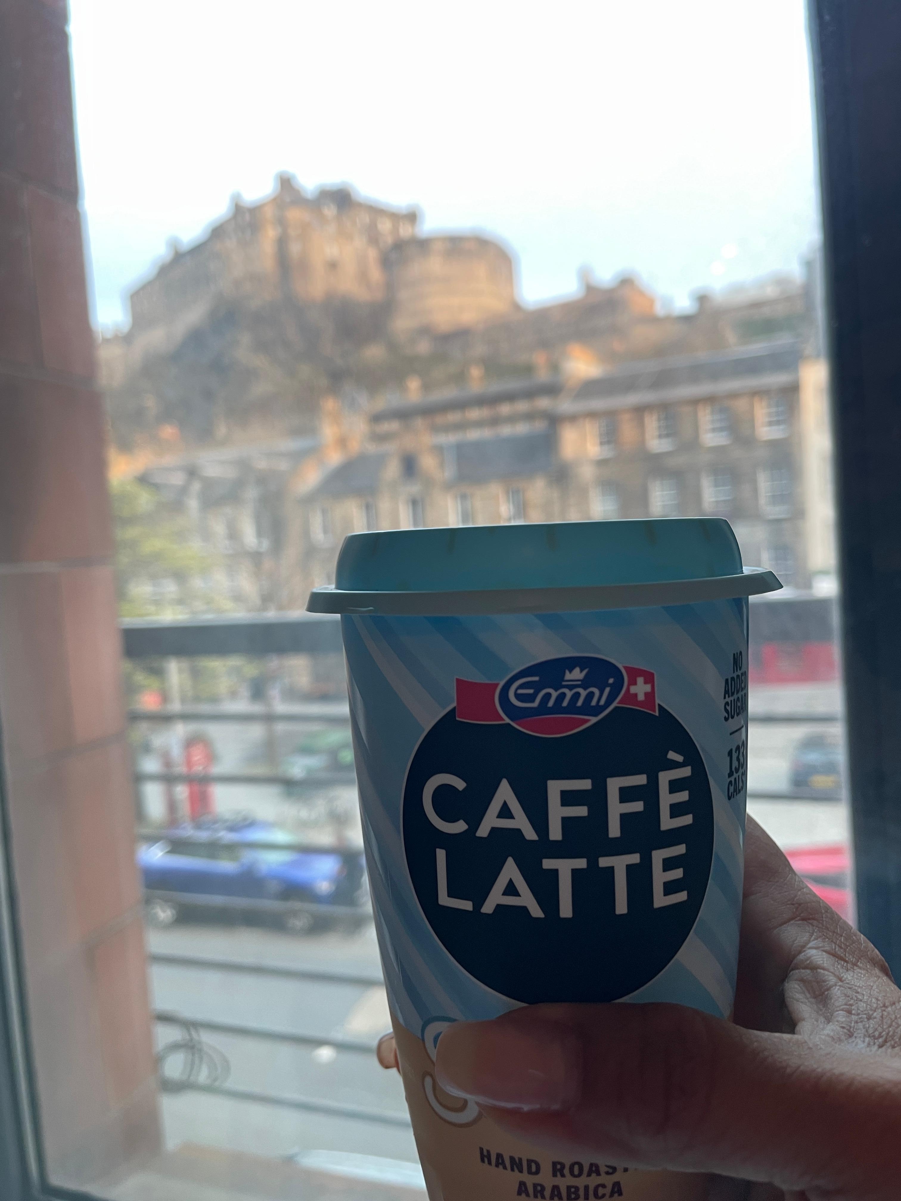 View from the room in the morning. 