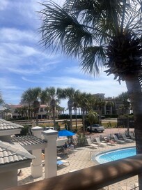 View from the front of the villa.