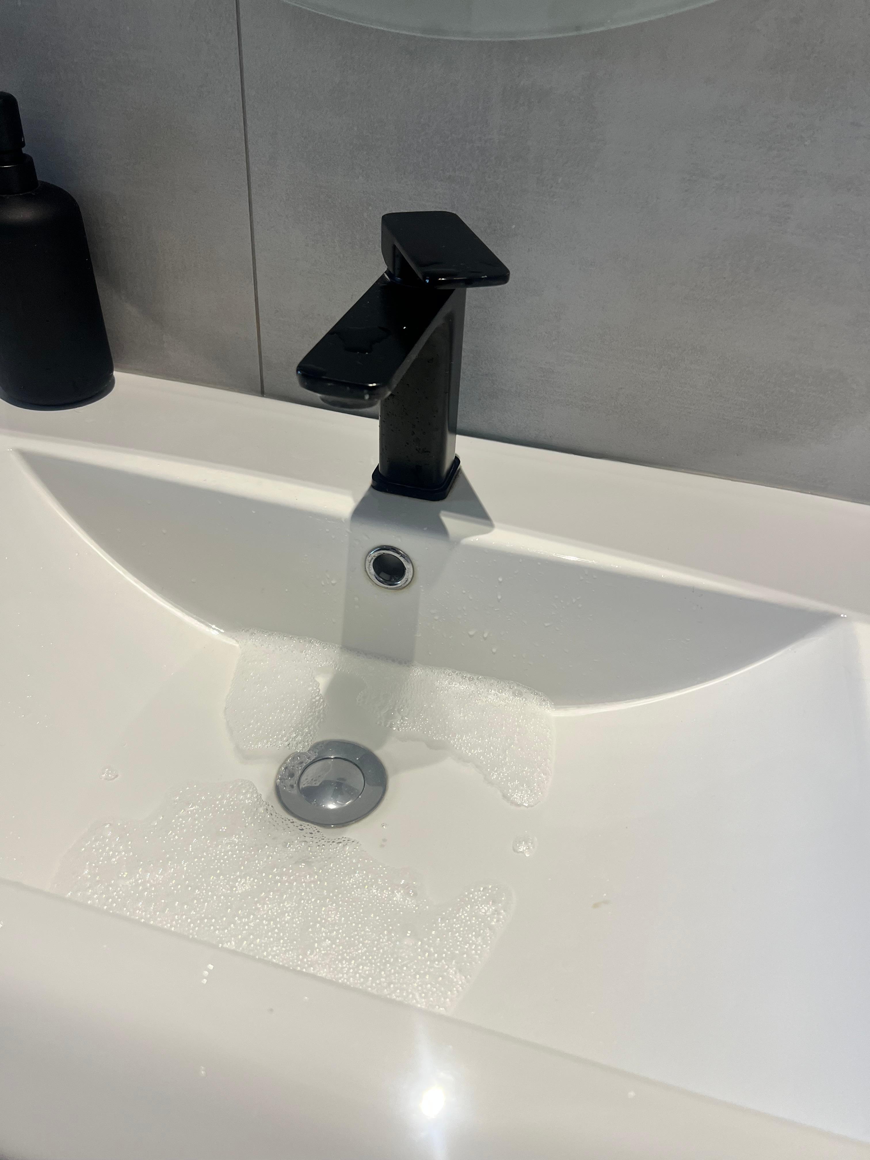 This sink would not empty out the water and you couldn’t get it up.