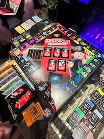 Scrabble, Netflix, Fireplace.