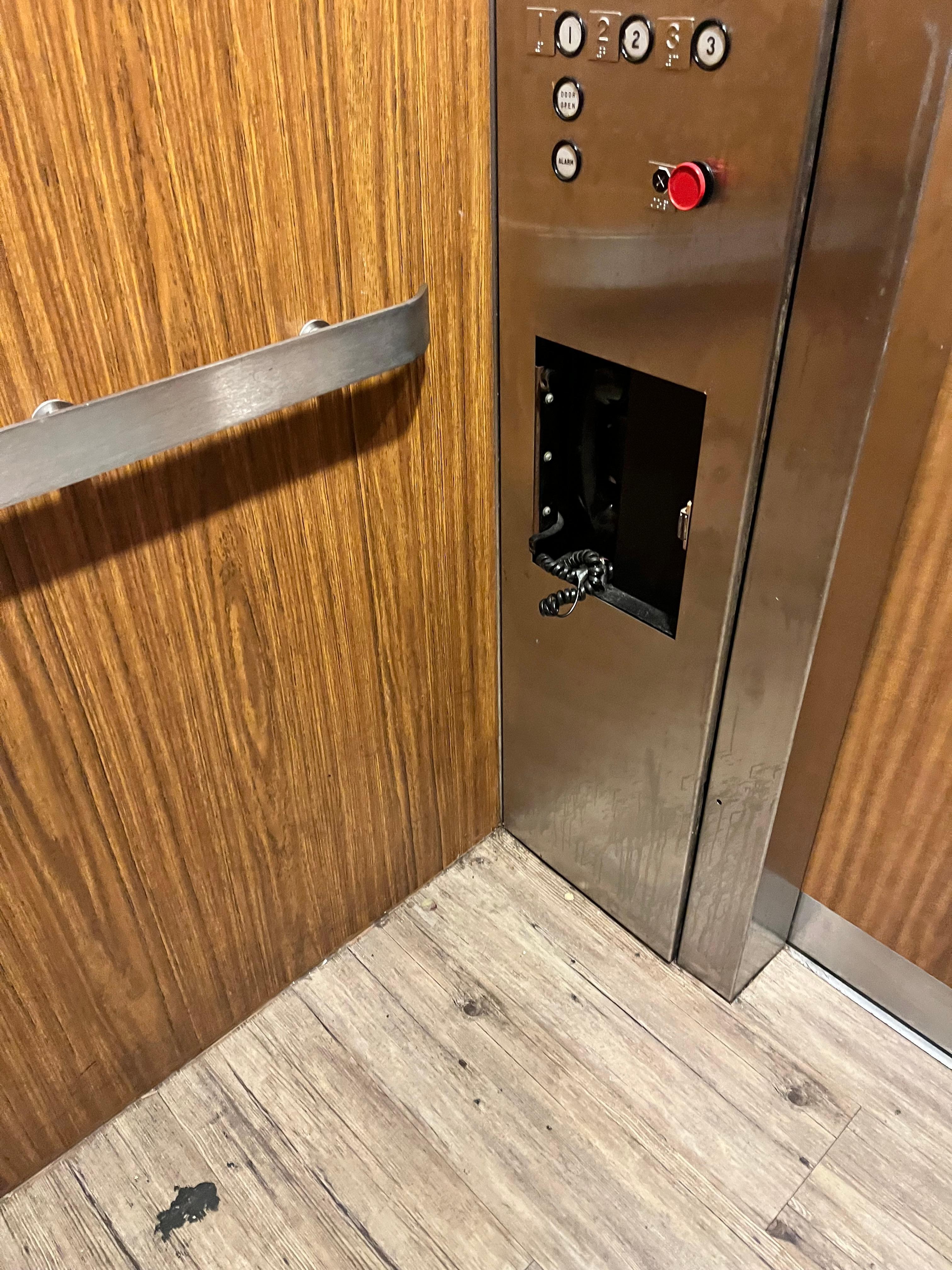 Broken elevator