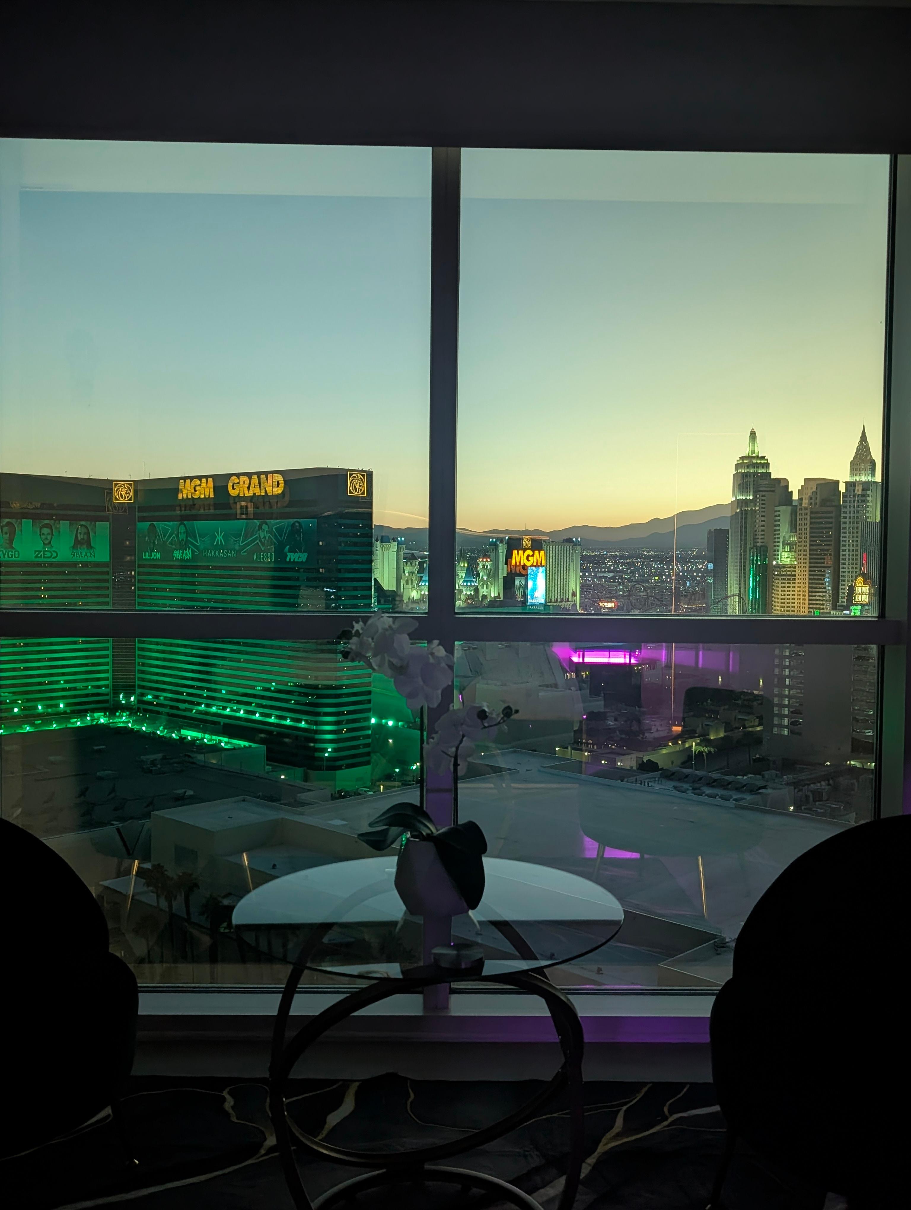 Sitting area in bedroom.