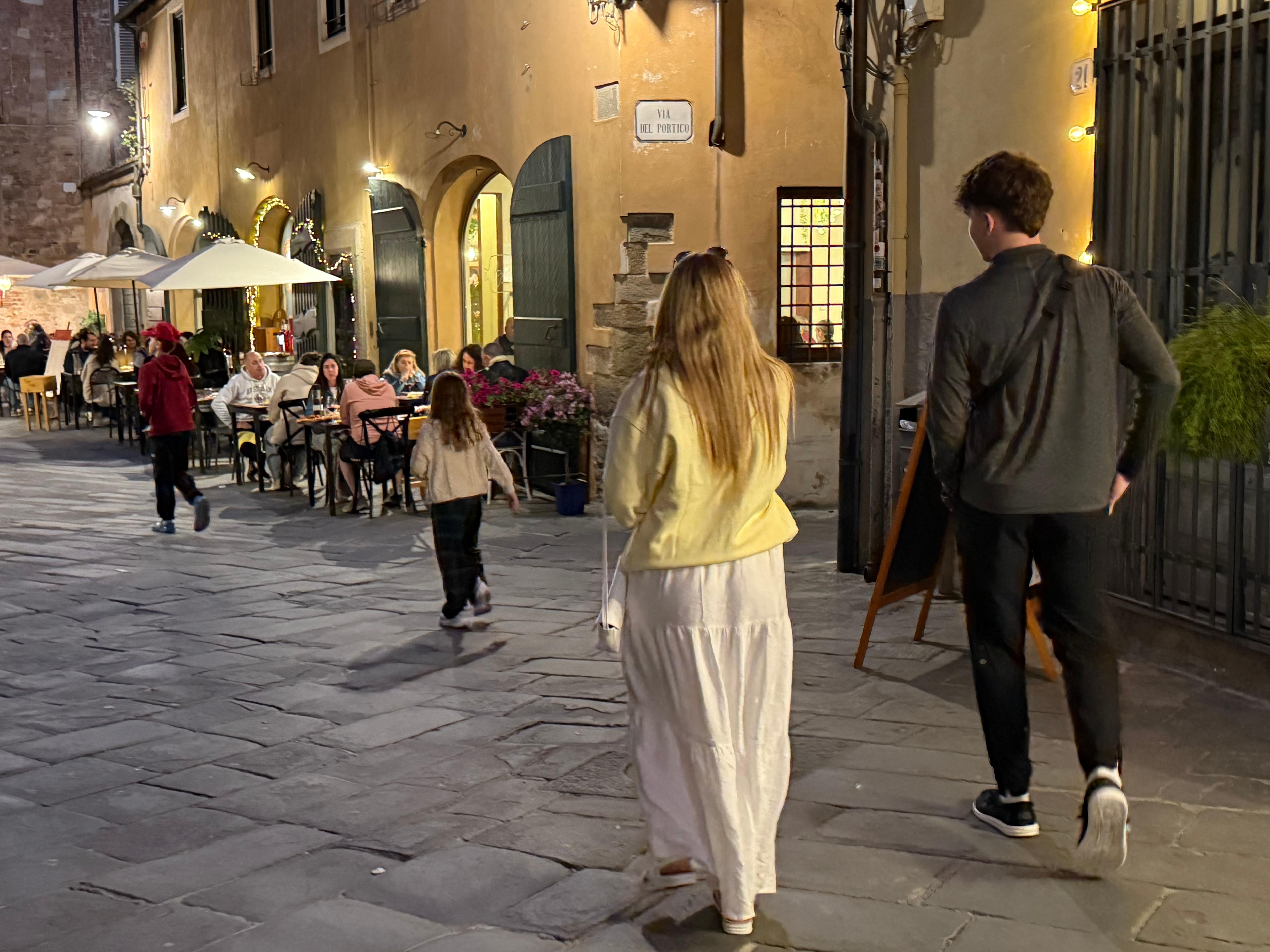 Gelato in the piazza