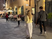 Gelato in the piazza