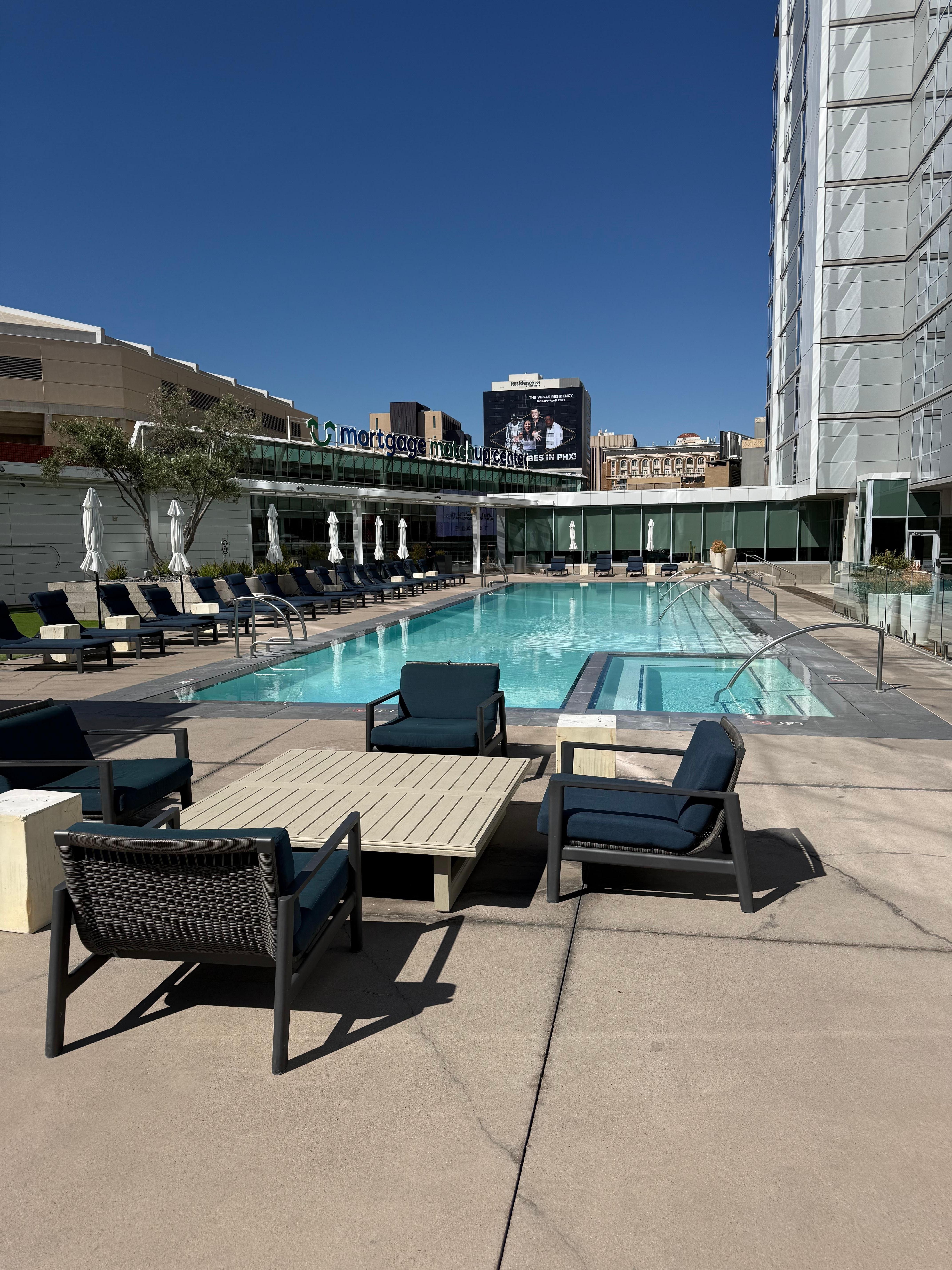 Beautiful pool area
