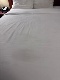 Stained bedding