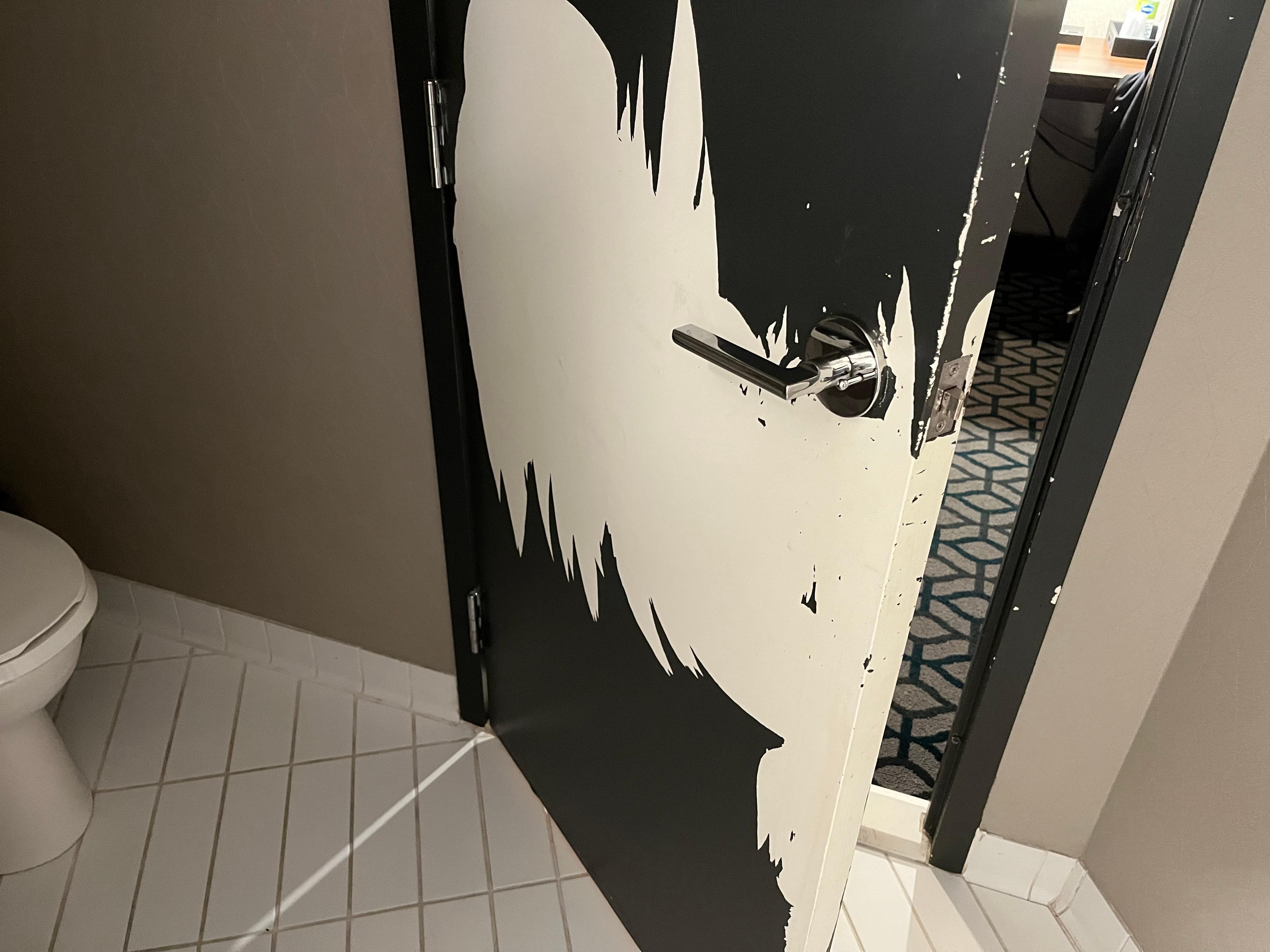 Bathroom door