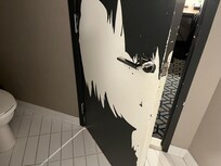 Bathroom door