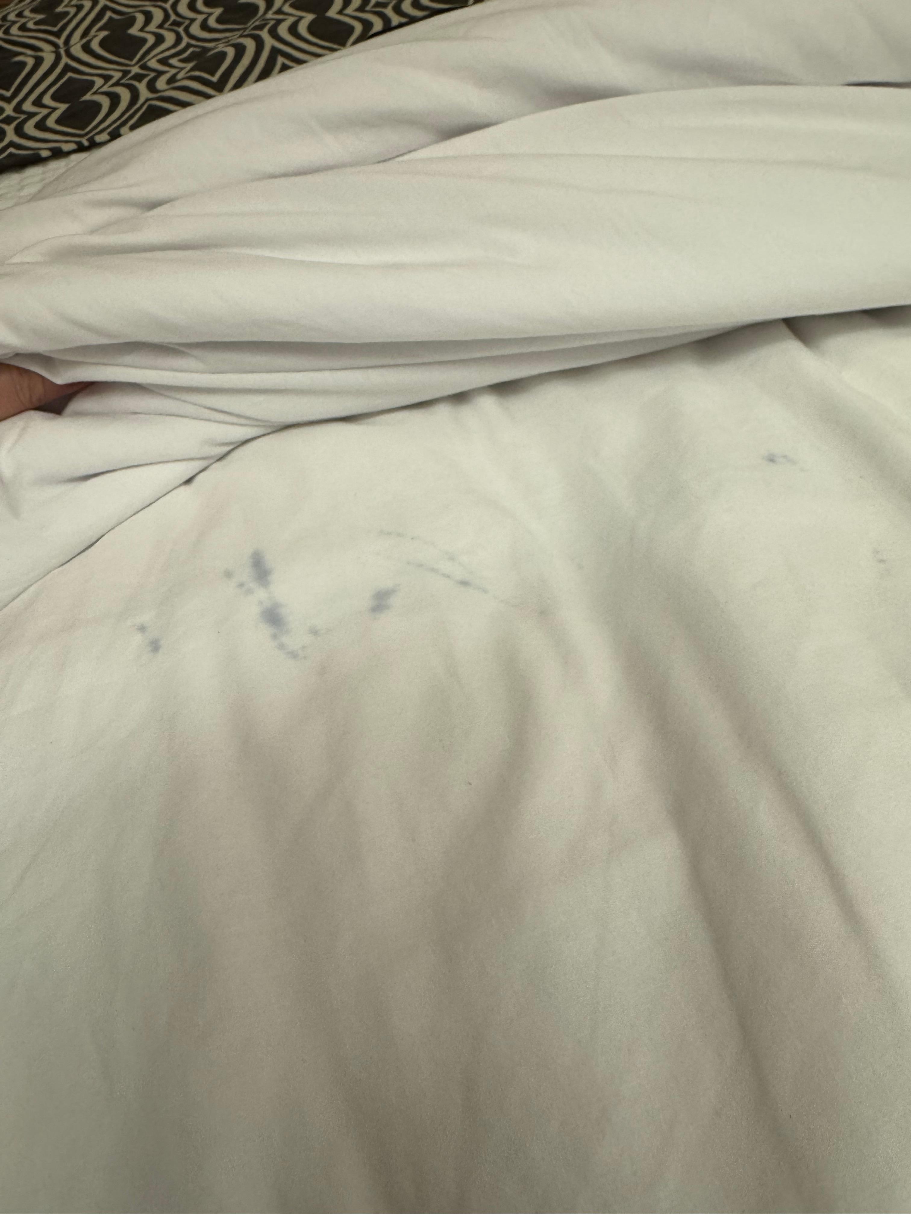 Detergent or ink maybe? 