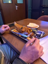 Pubs fish and chips