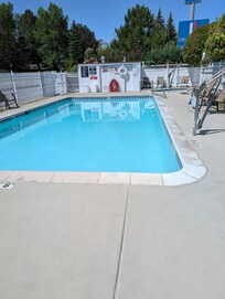 Pool water was silky smooth and hot tub was Hot