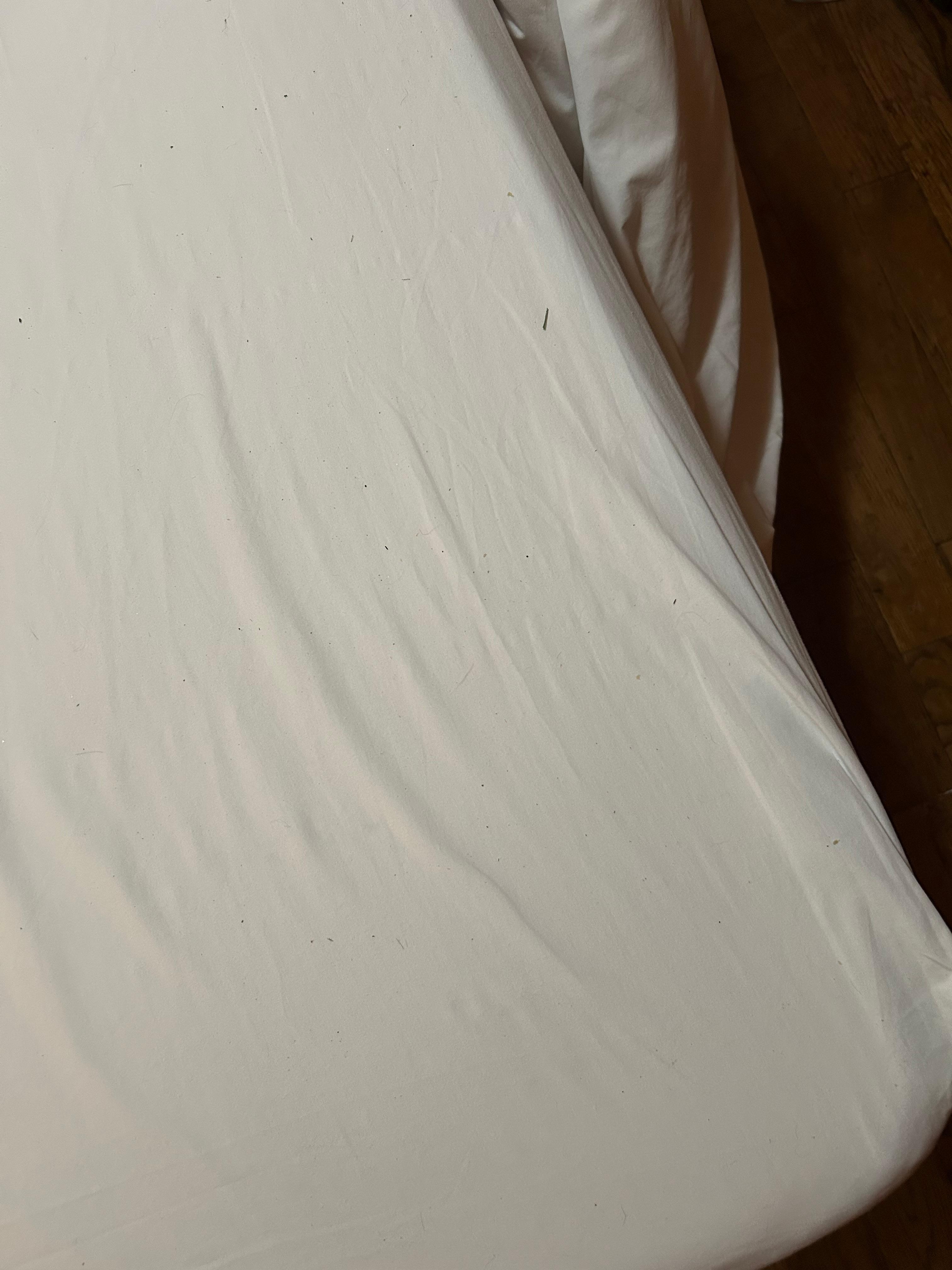 The dirt in the sheets