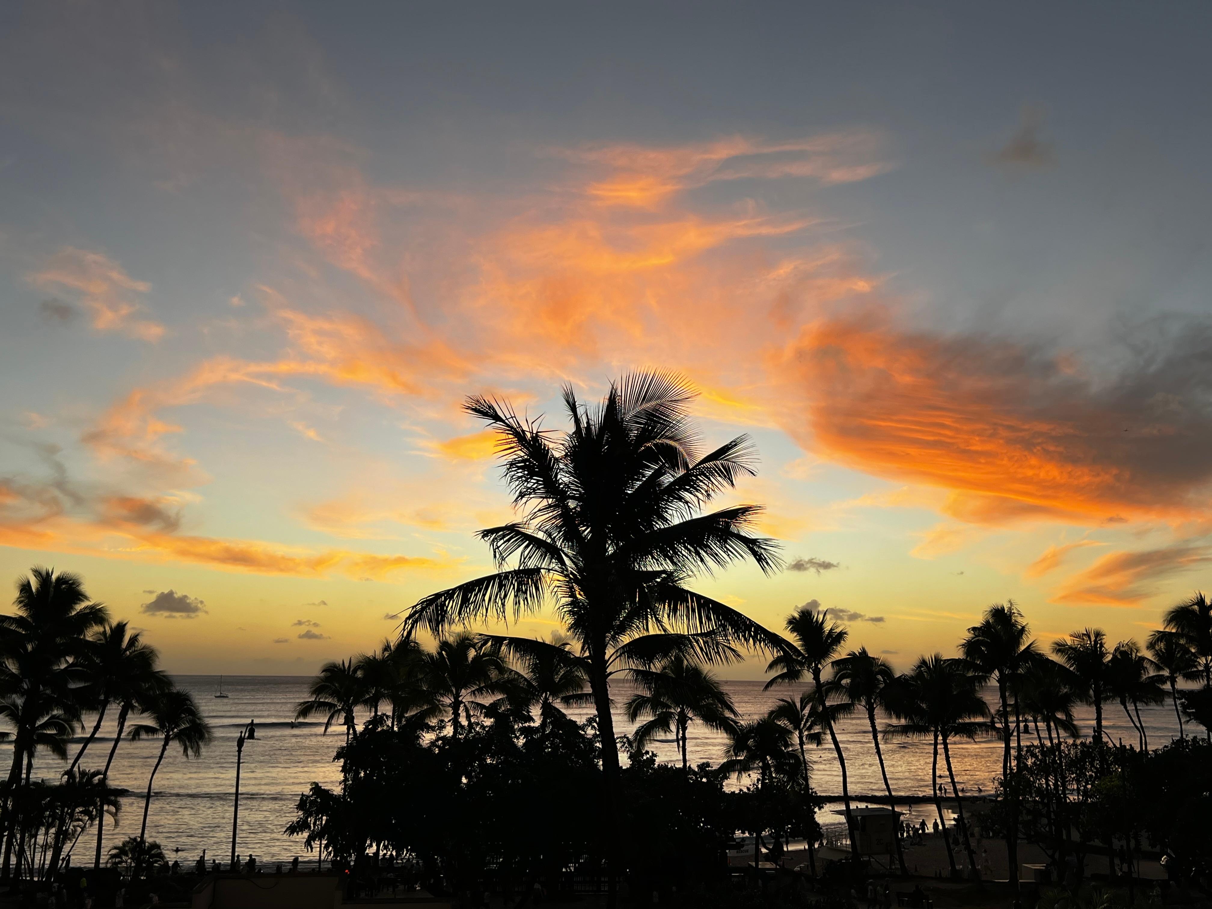 Sunset from common area lounge