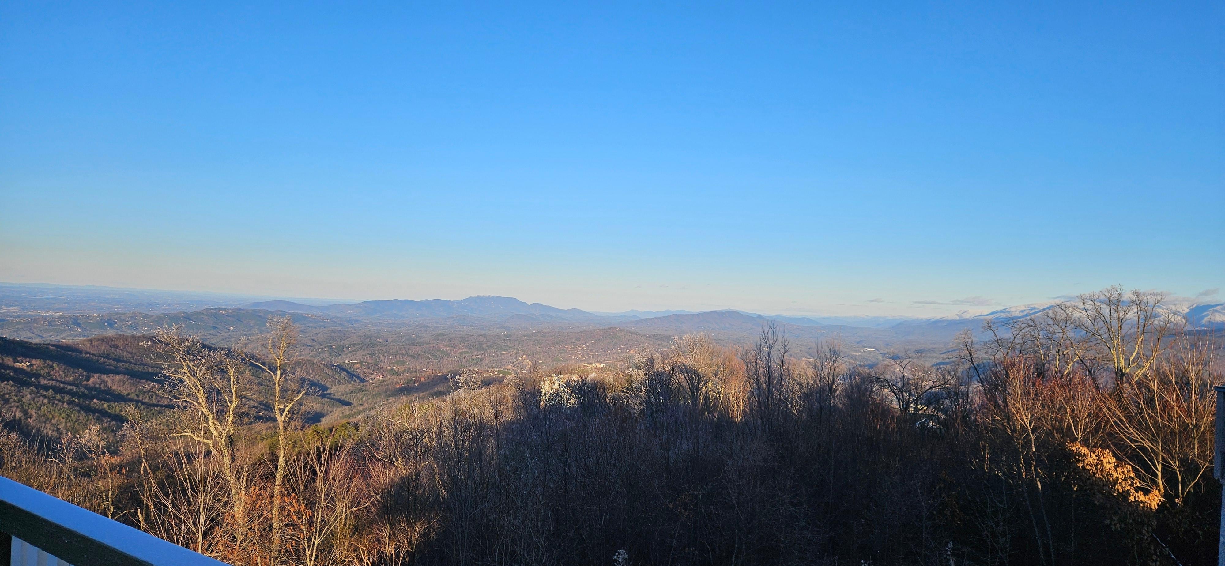 View from the back deck