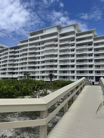 Back of Condo facing beach