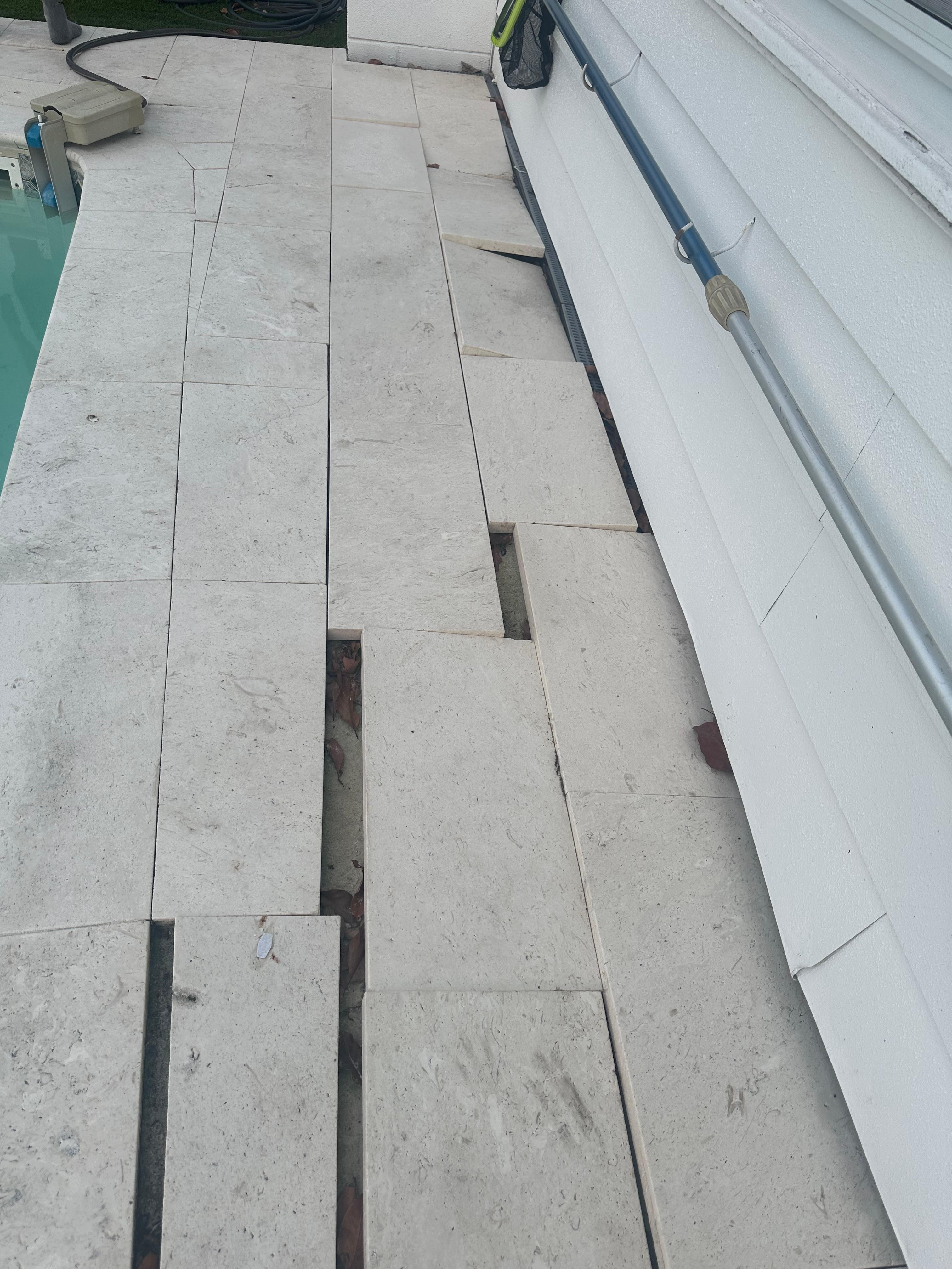 You can’t even walk around the pool deck. 