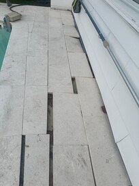 You can’t even walk around the pool deck.