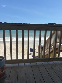 View from the covered porch
