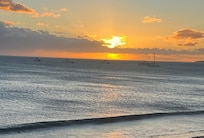 Evening sunset from our patio