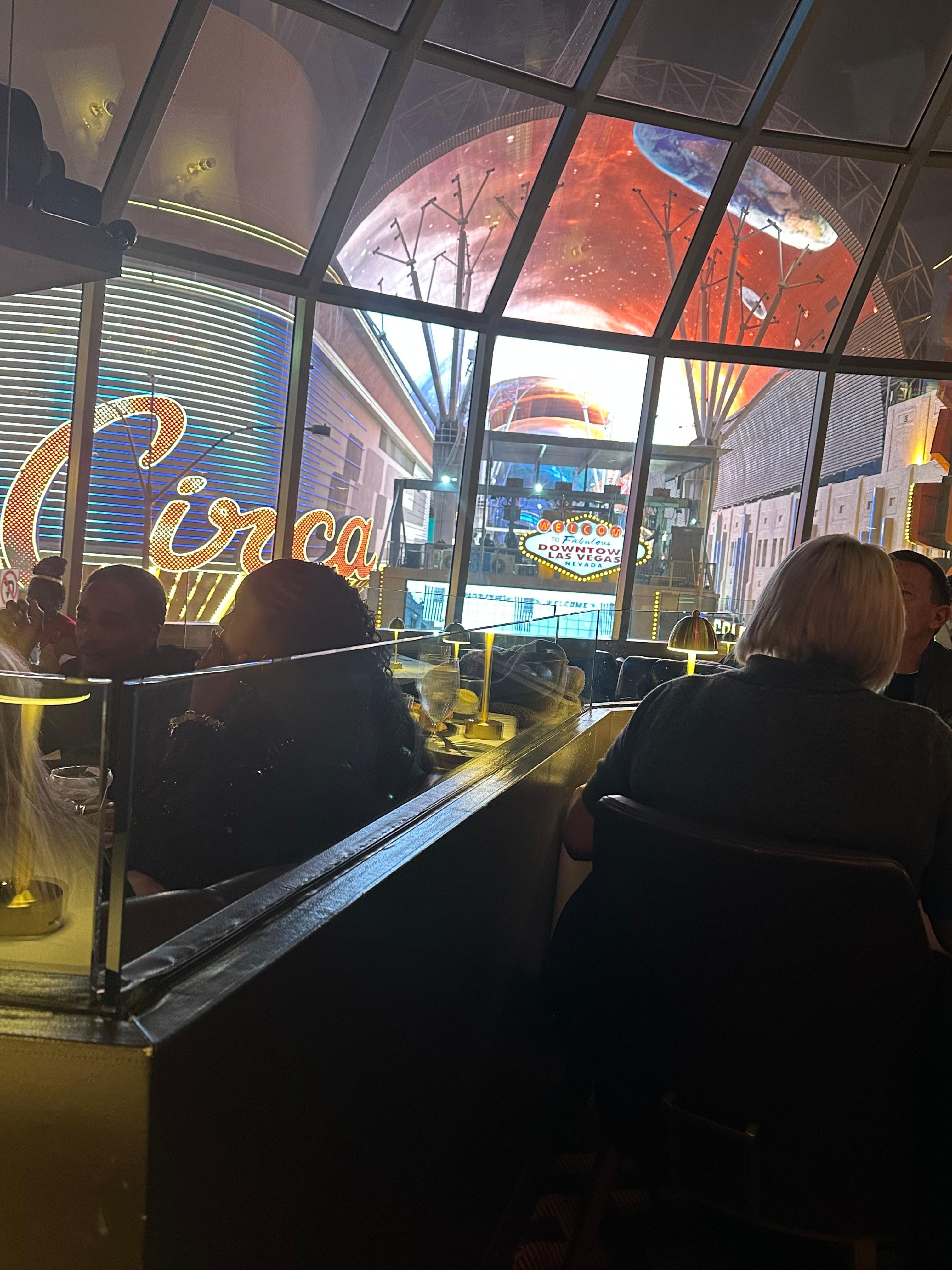 View from Oscar’s Steakhouse at the Plaza.