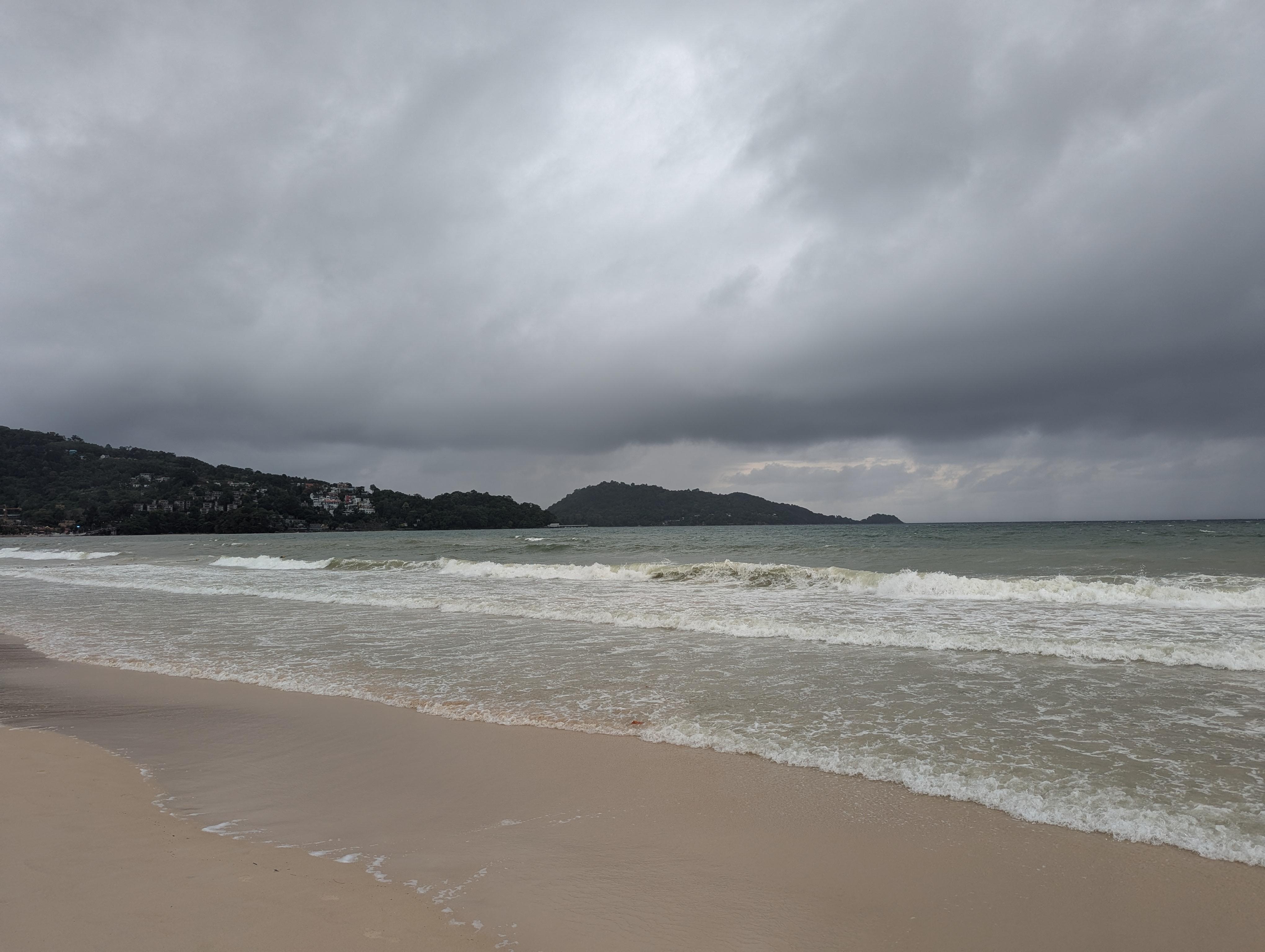 View from beach just in front of property