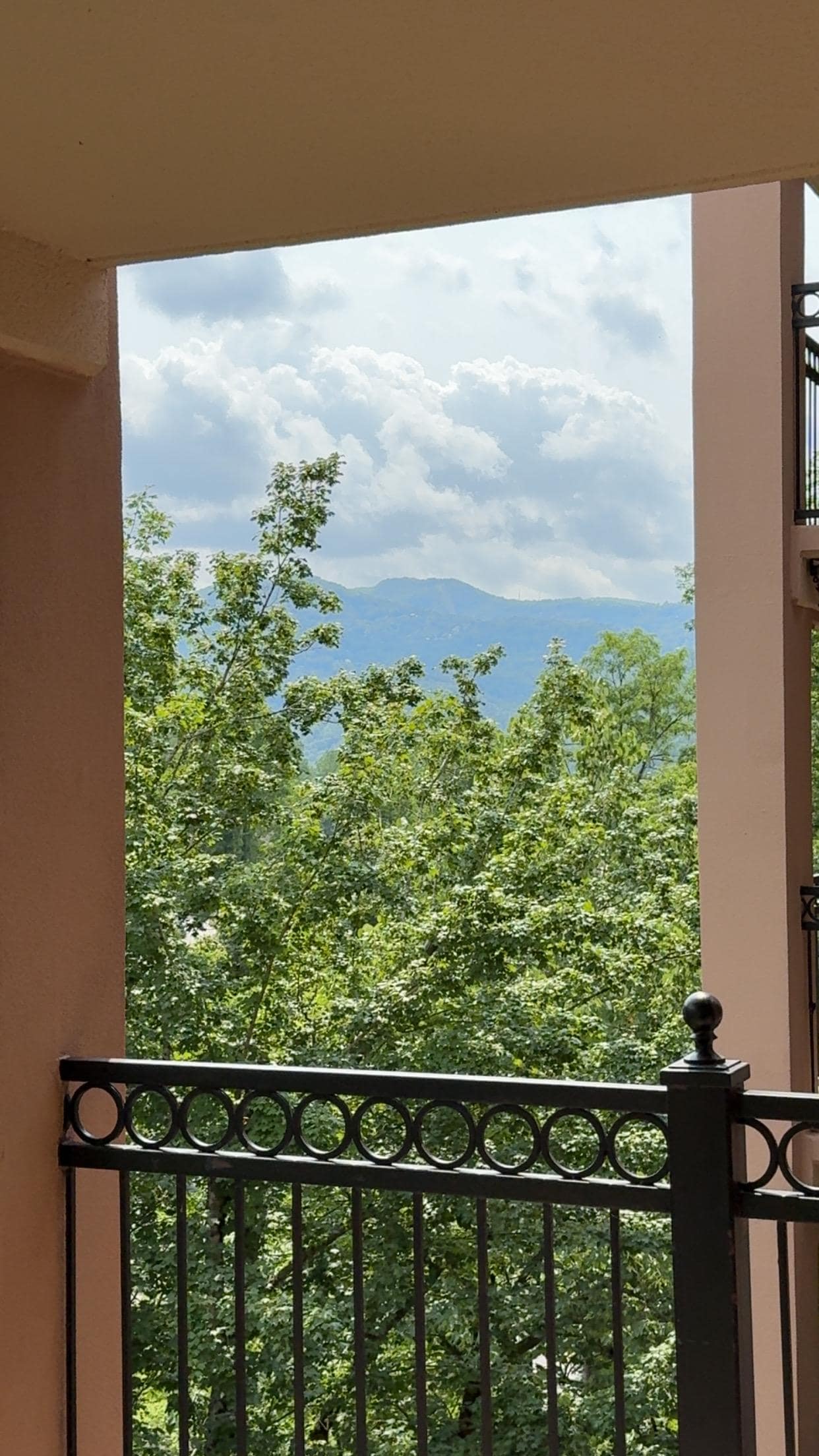 Mountain View from balcony 