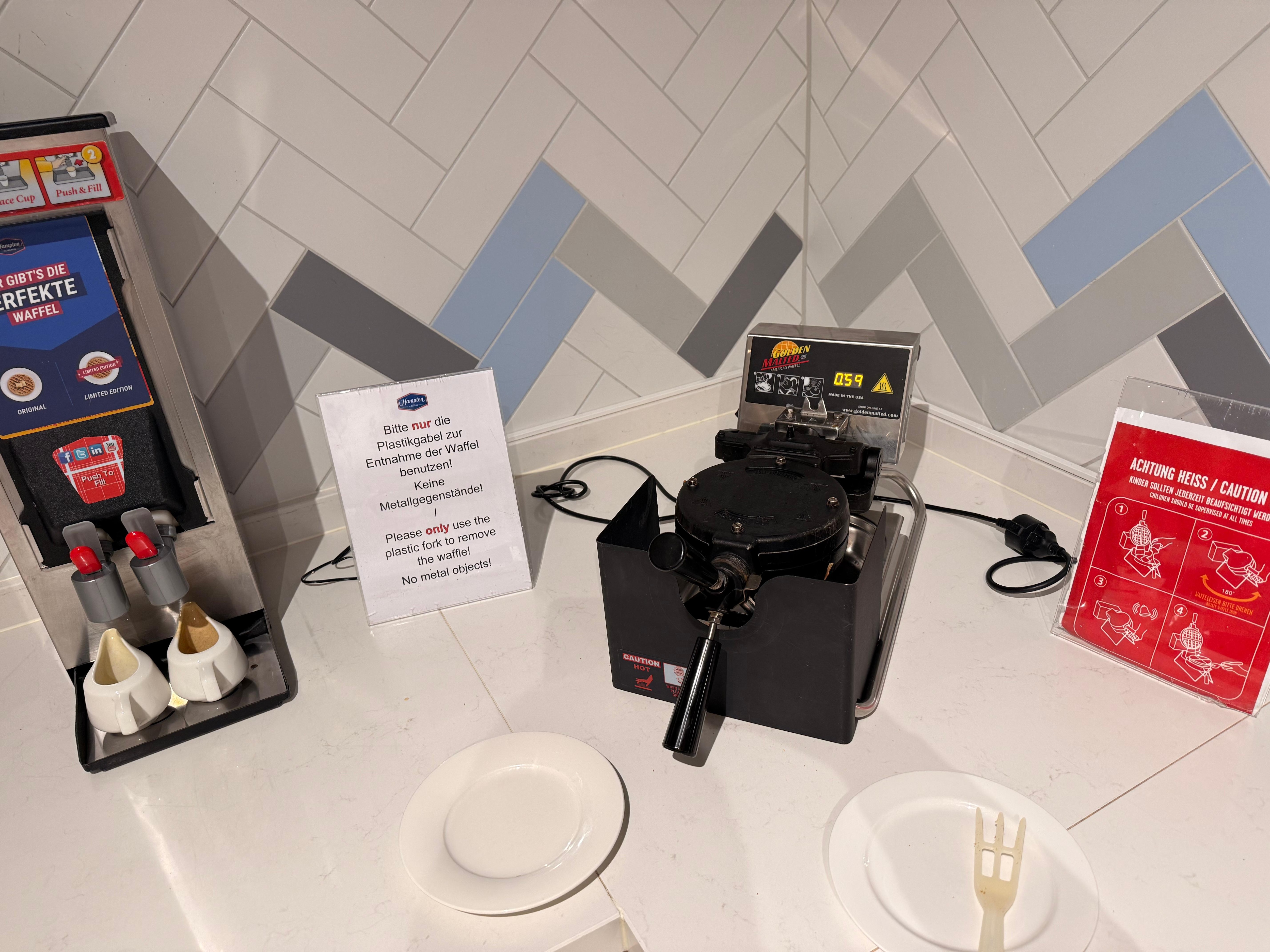 Leckere Waffeln zum Frühstück…Highlight