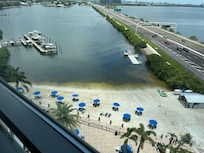 Beach view from room