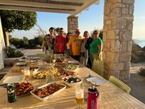 Dinner with Irini, the village cook