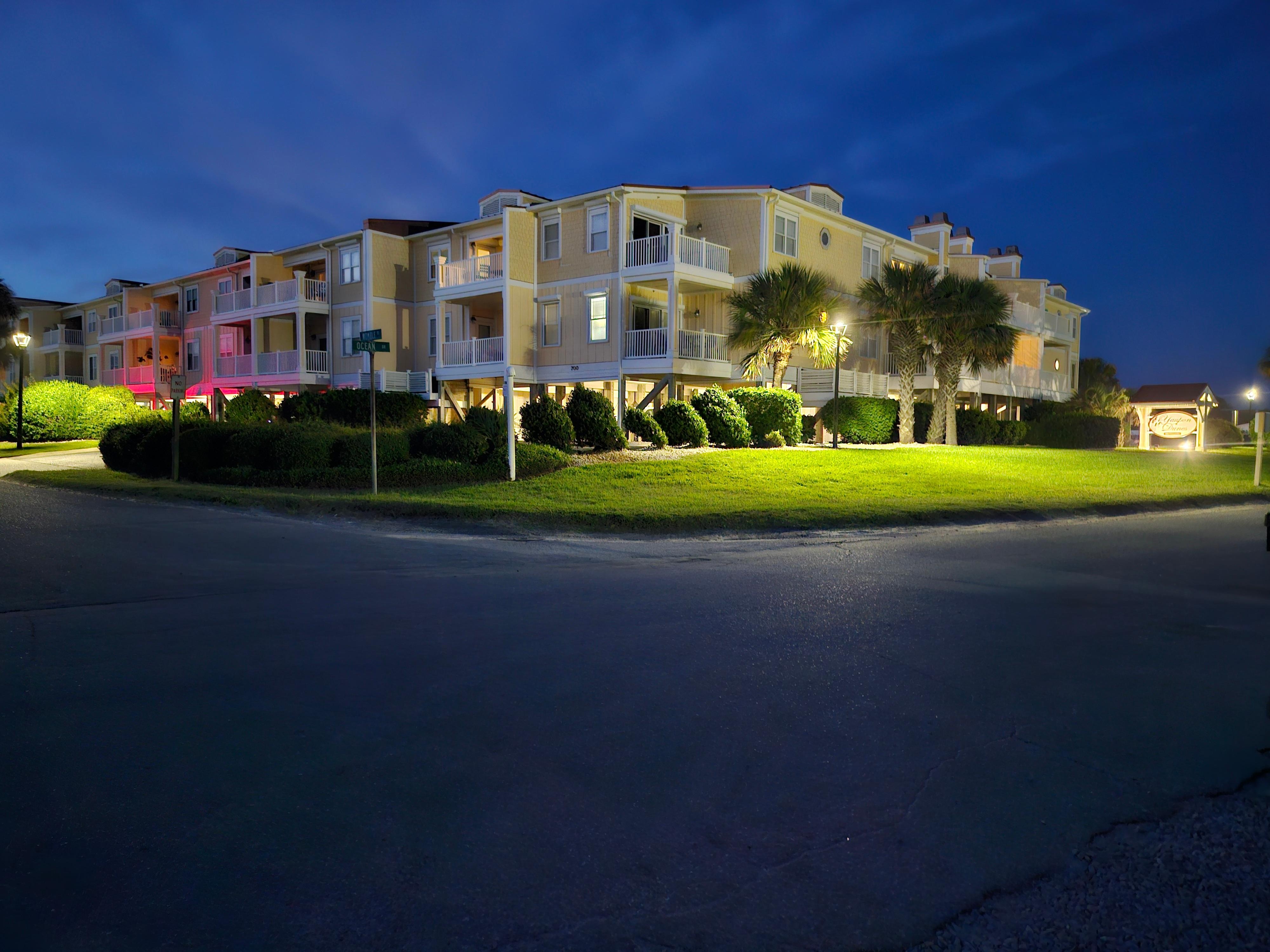 Area is safe, quiet. Sitting on the deck you can see and hear the waves for a refreshing start to the morning or end to your evening. Parking safe, convenient/well lit. Walkway/elevator very convenient/easily accessible. 