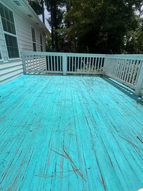 Back deck.