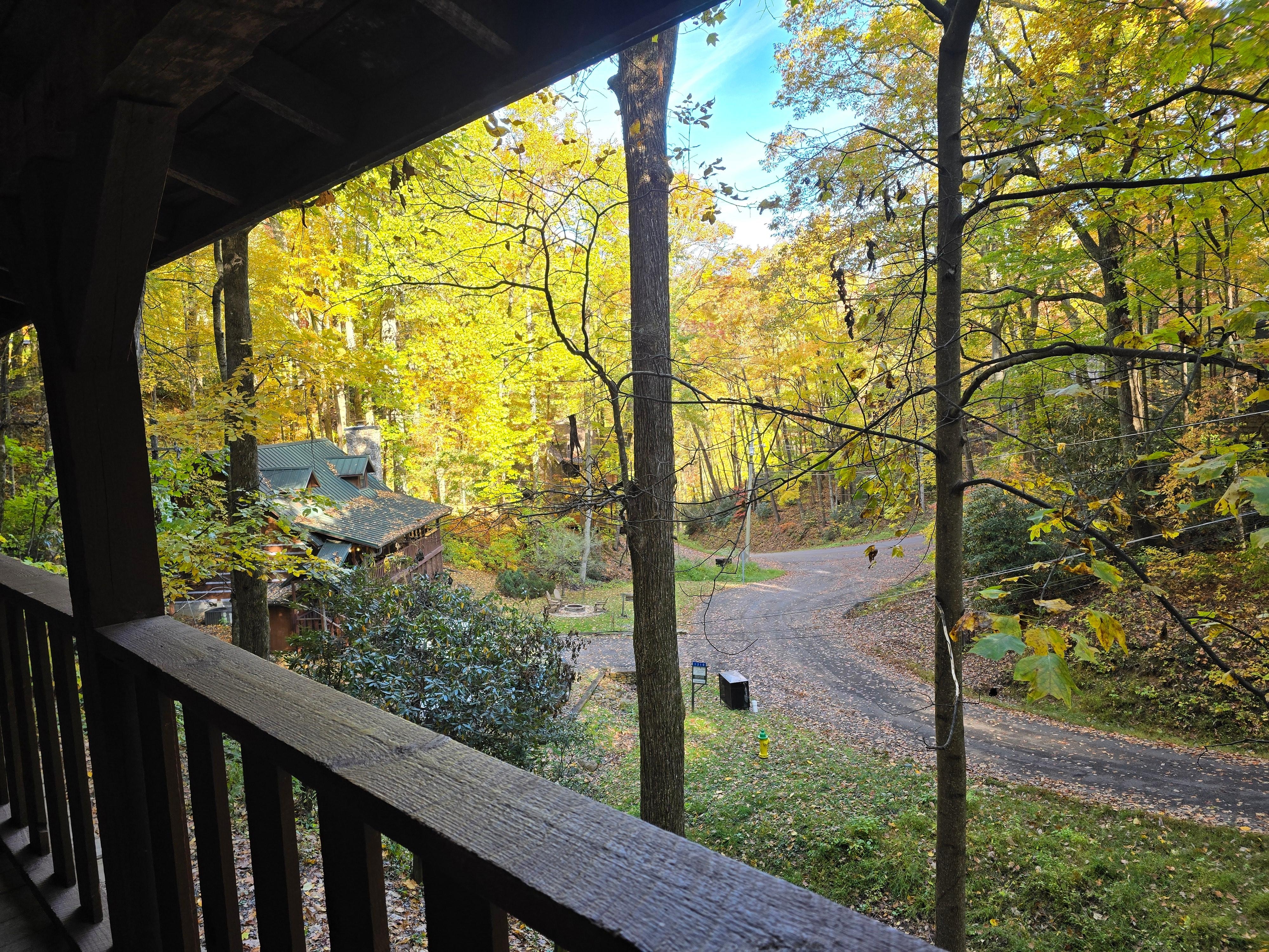 Beautiful view from front porch!