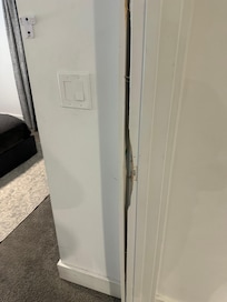Cracked door
