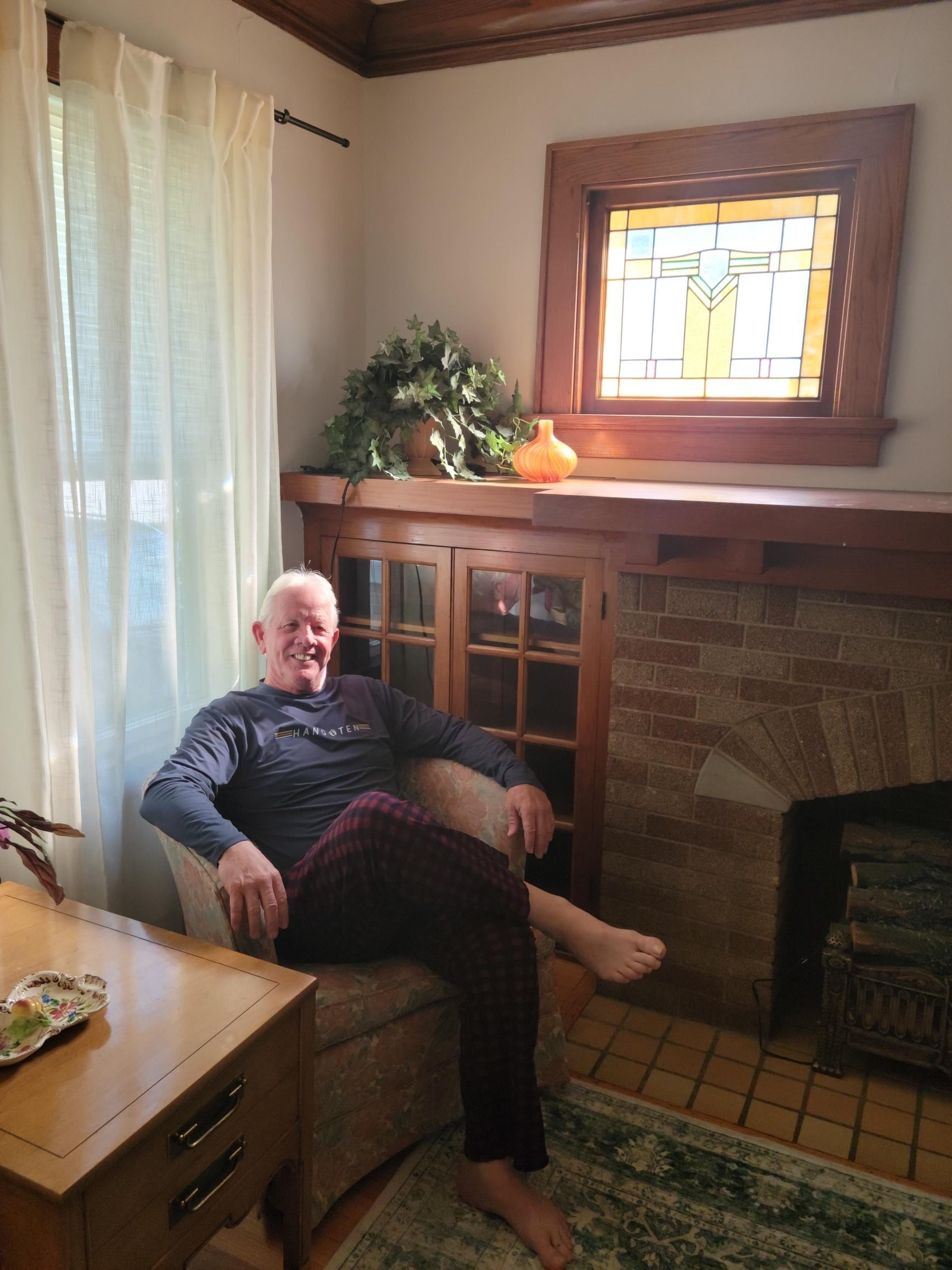 Cozy corner in living room