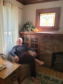 Cozy corner in living room