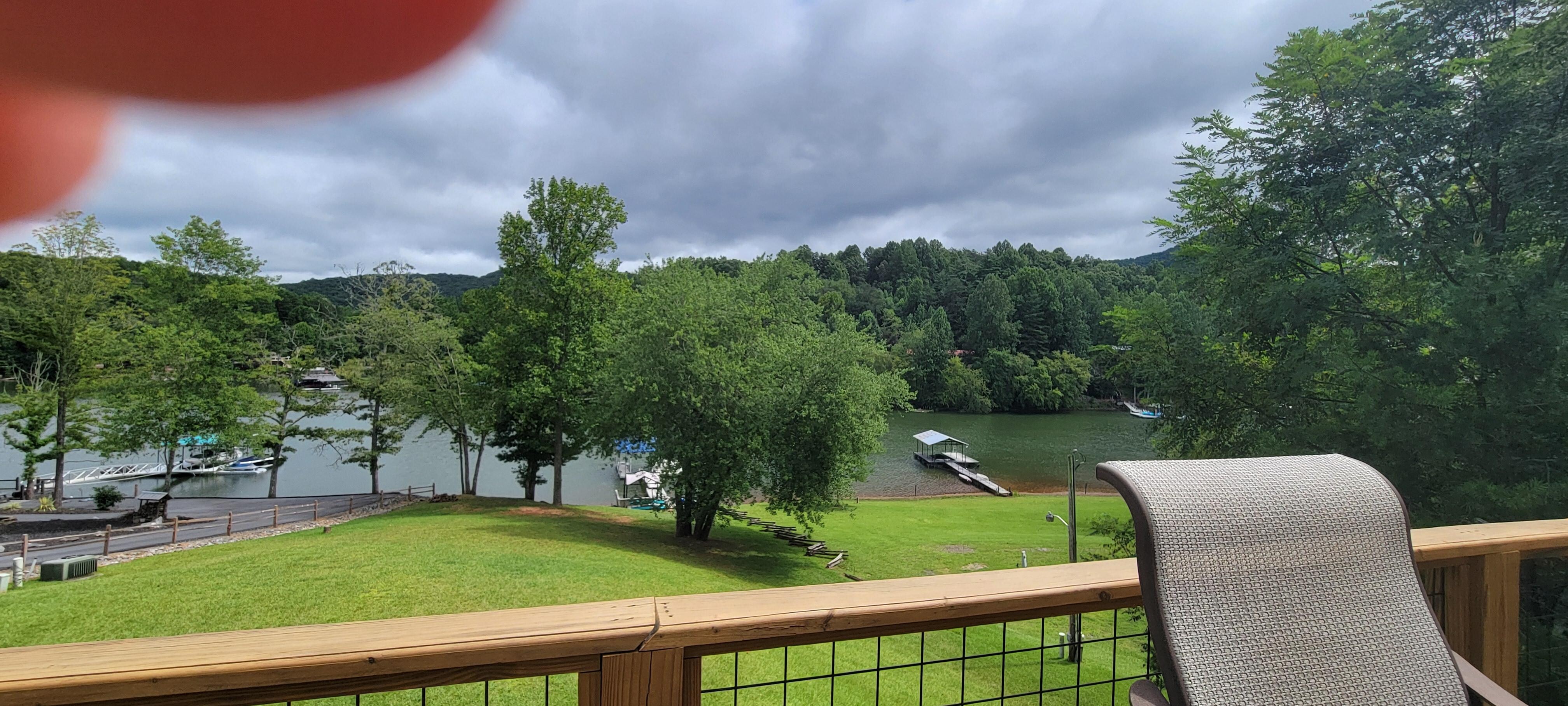 View from the top deck