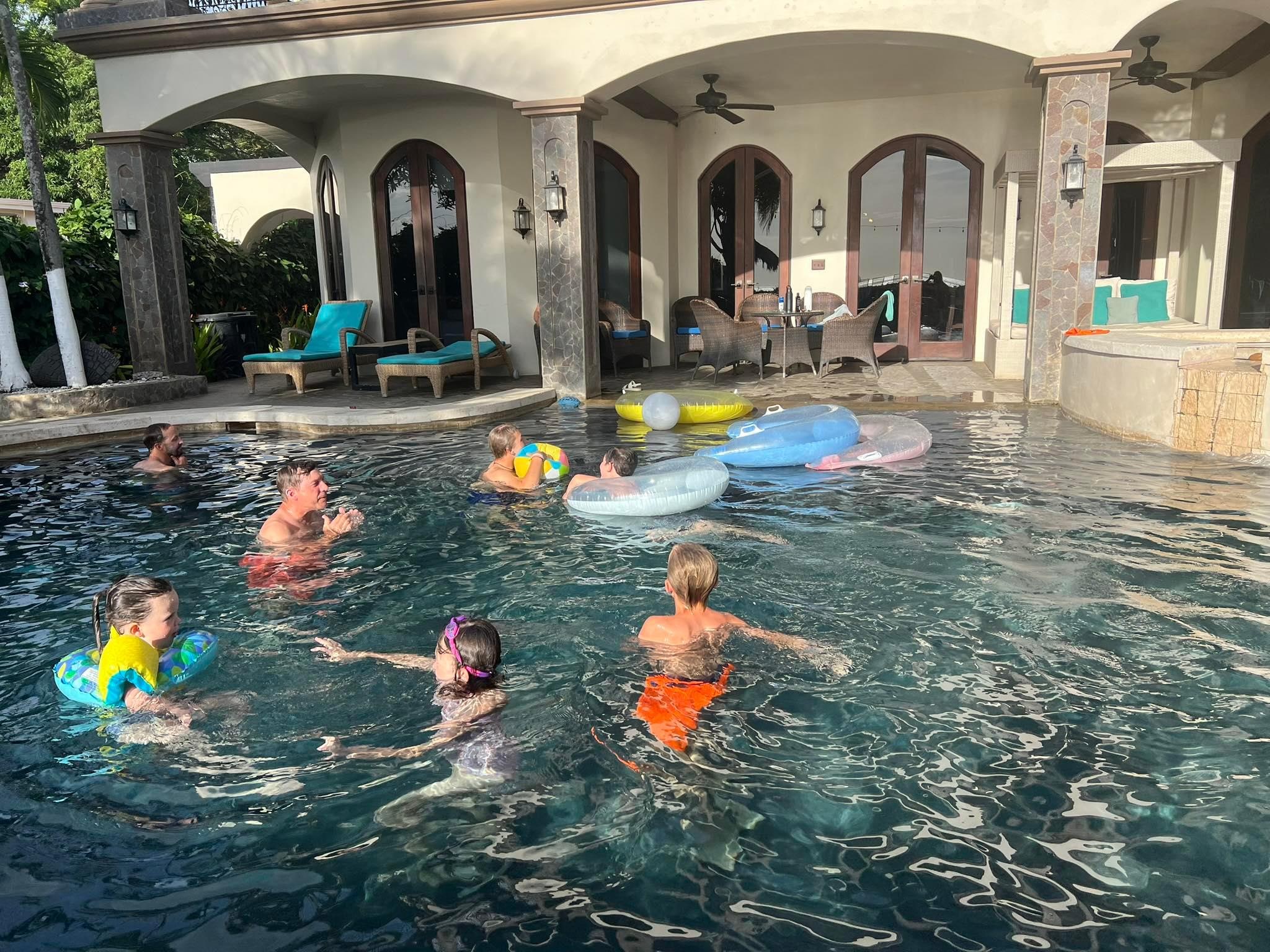 Everyone loved the pools