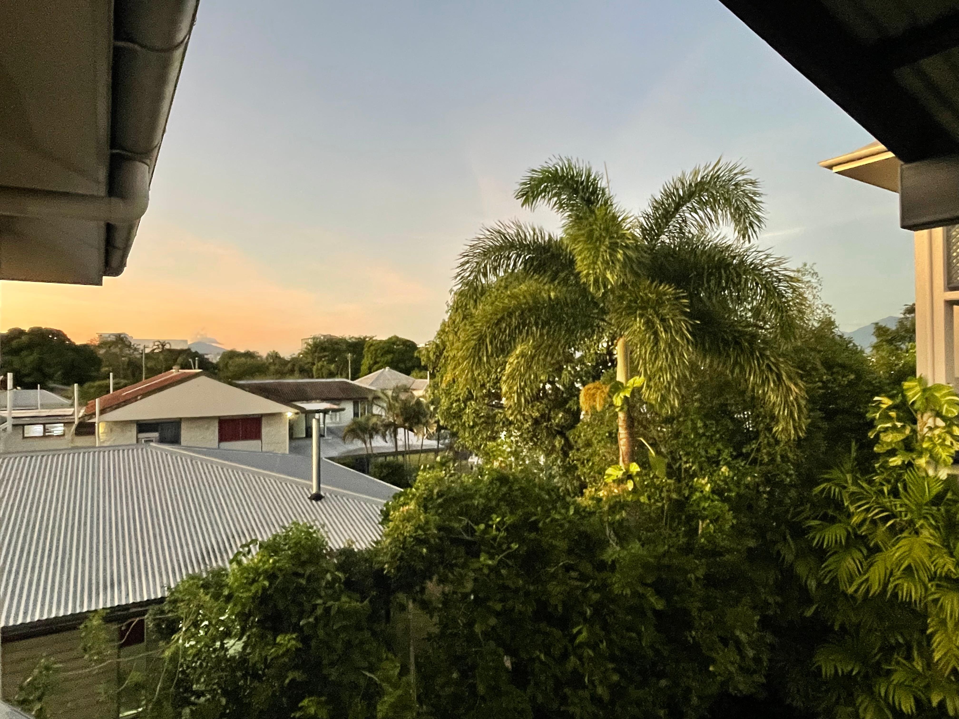 From rear of appartment.