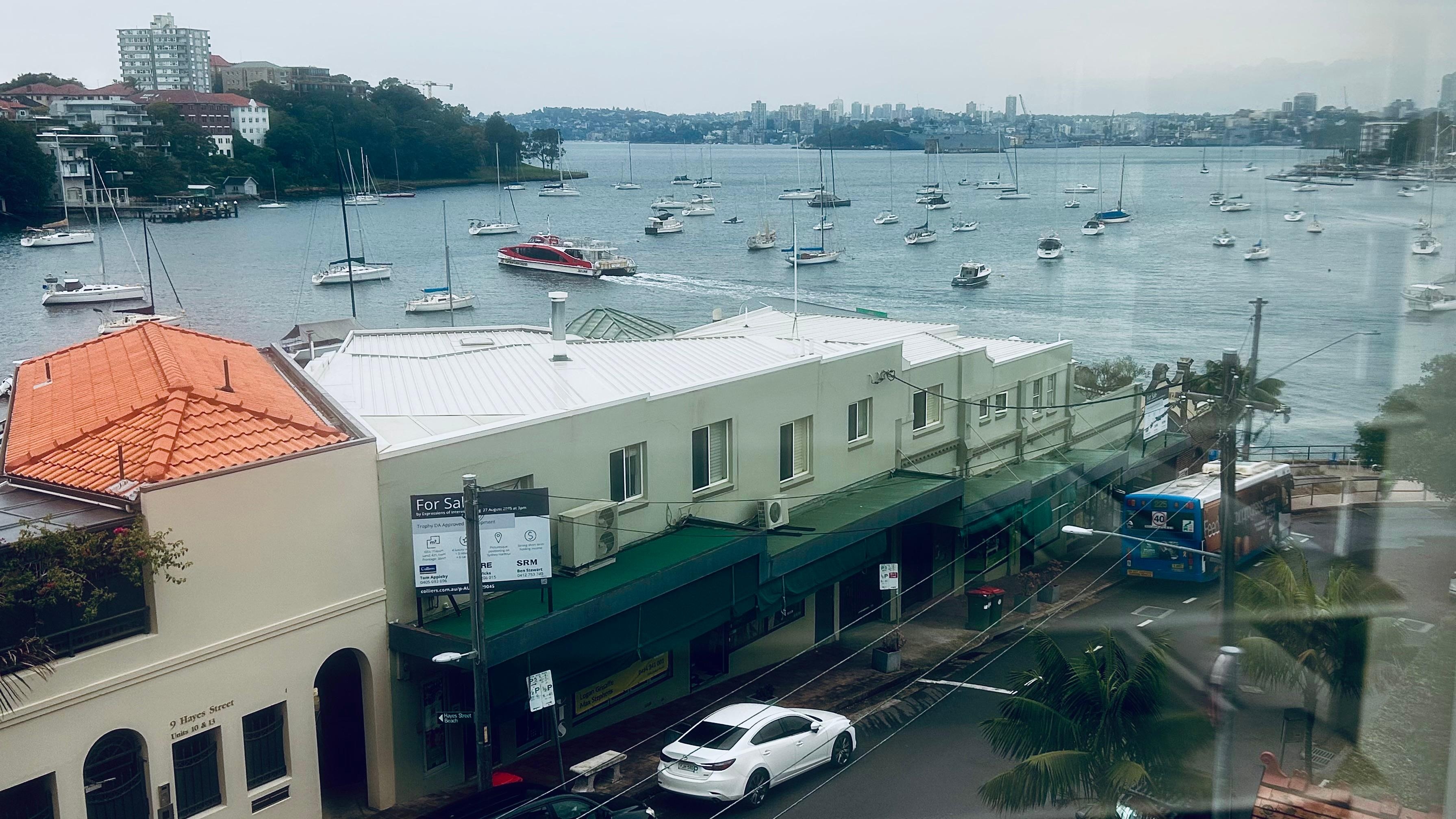 Neutral Bay from the living room