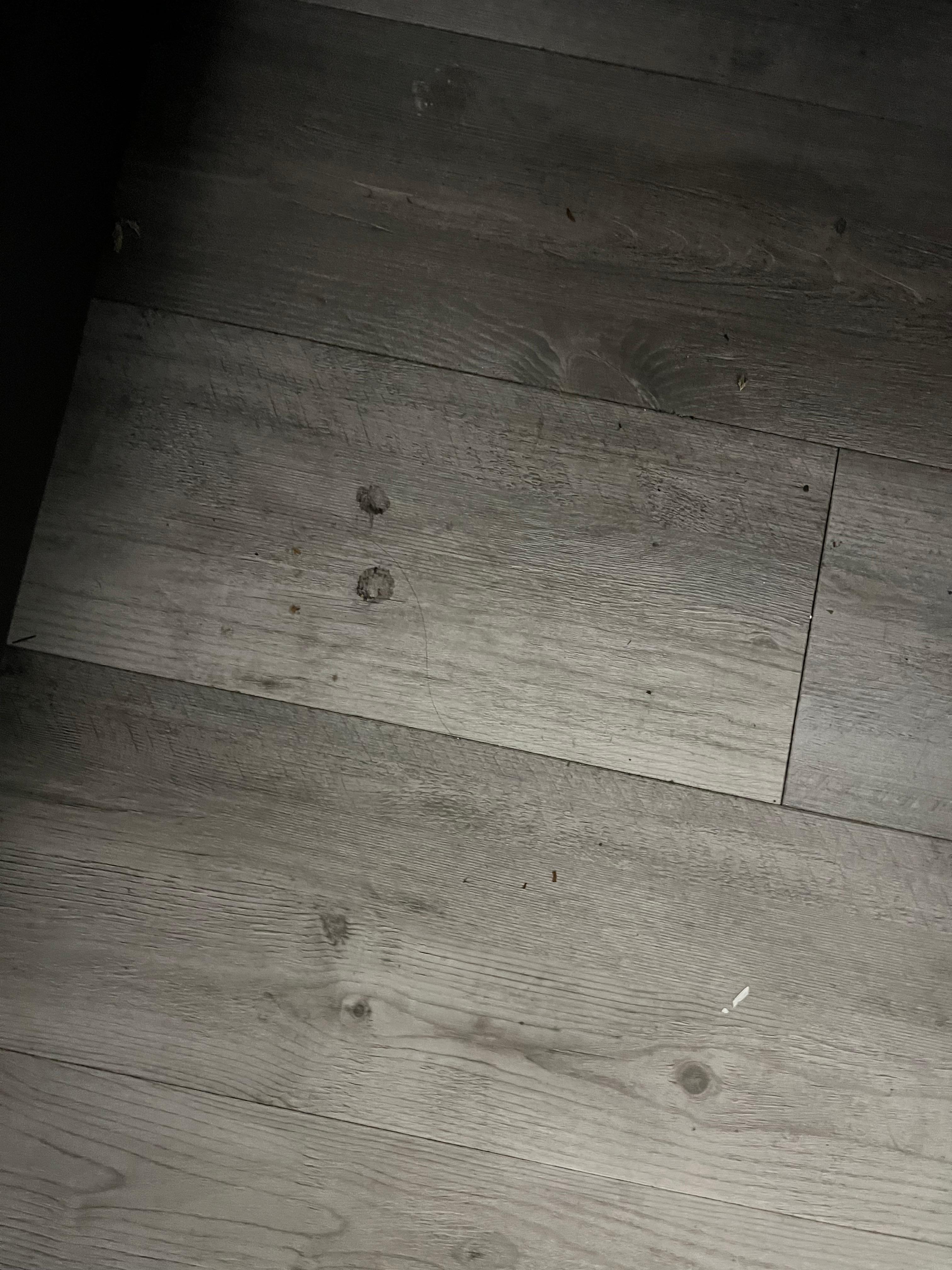 Floor between beds