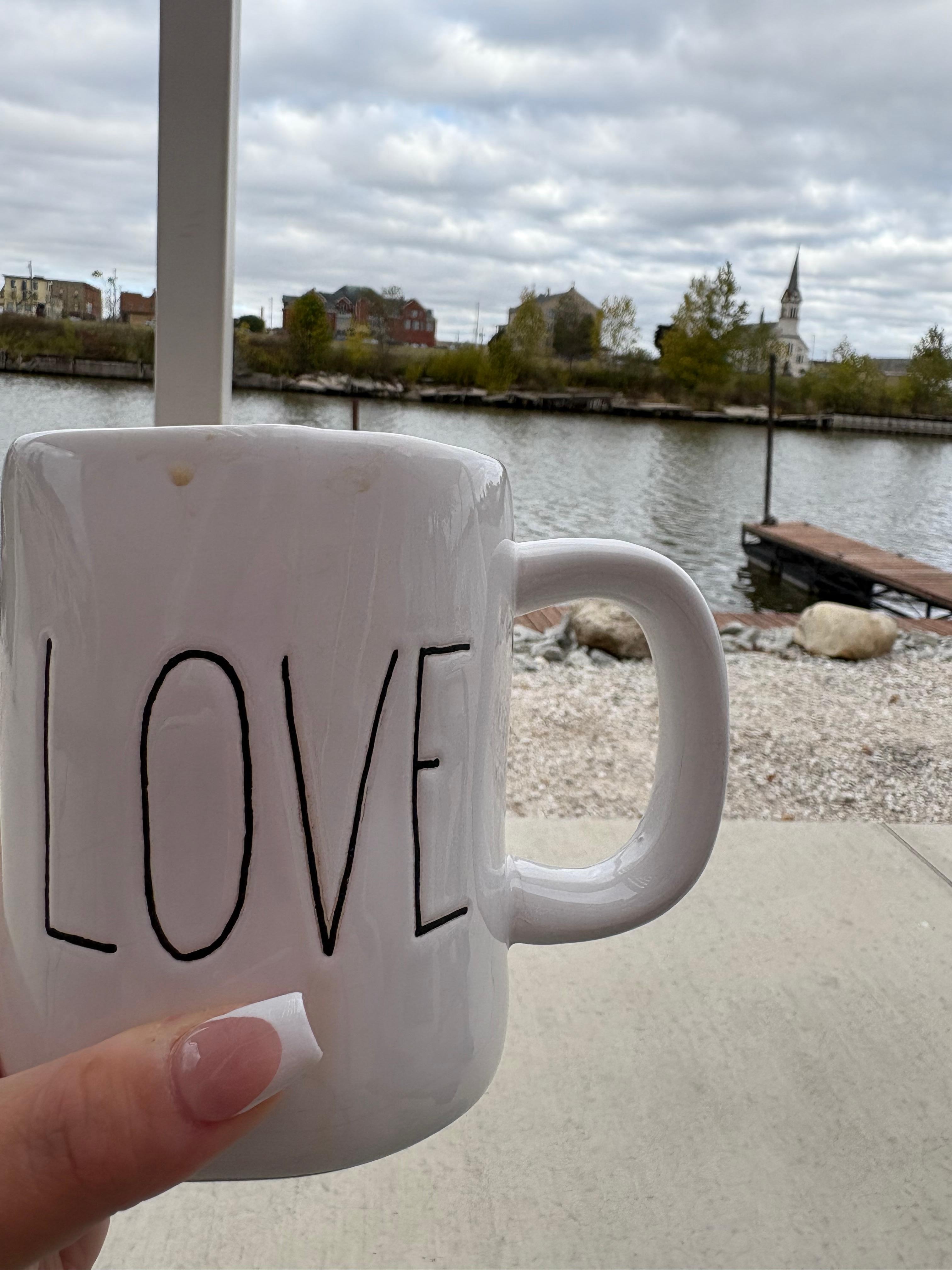 Coffee by the water