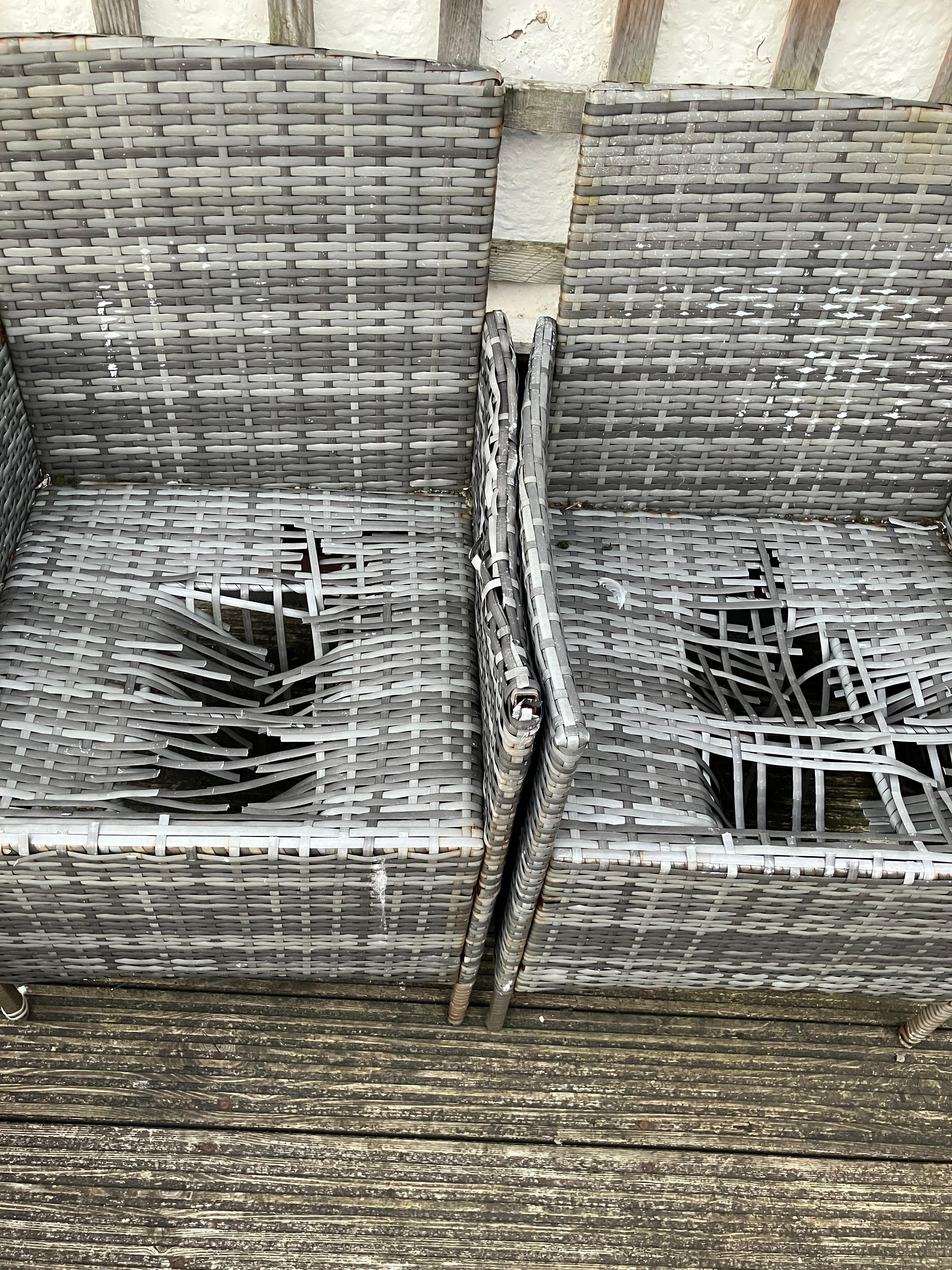 The terrace ‘ seating’ 